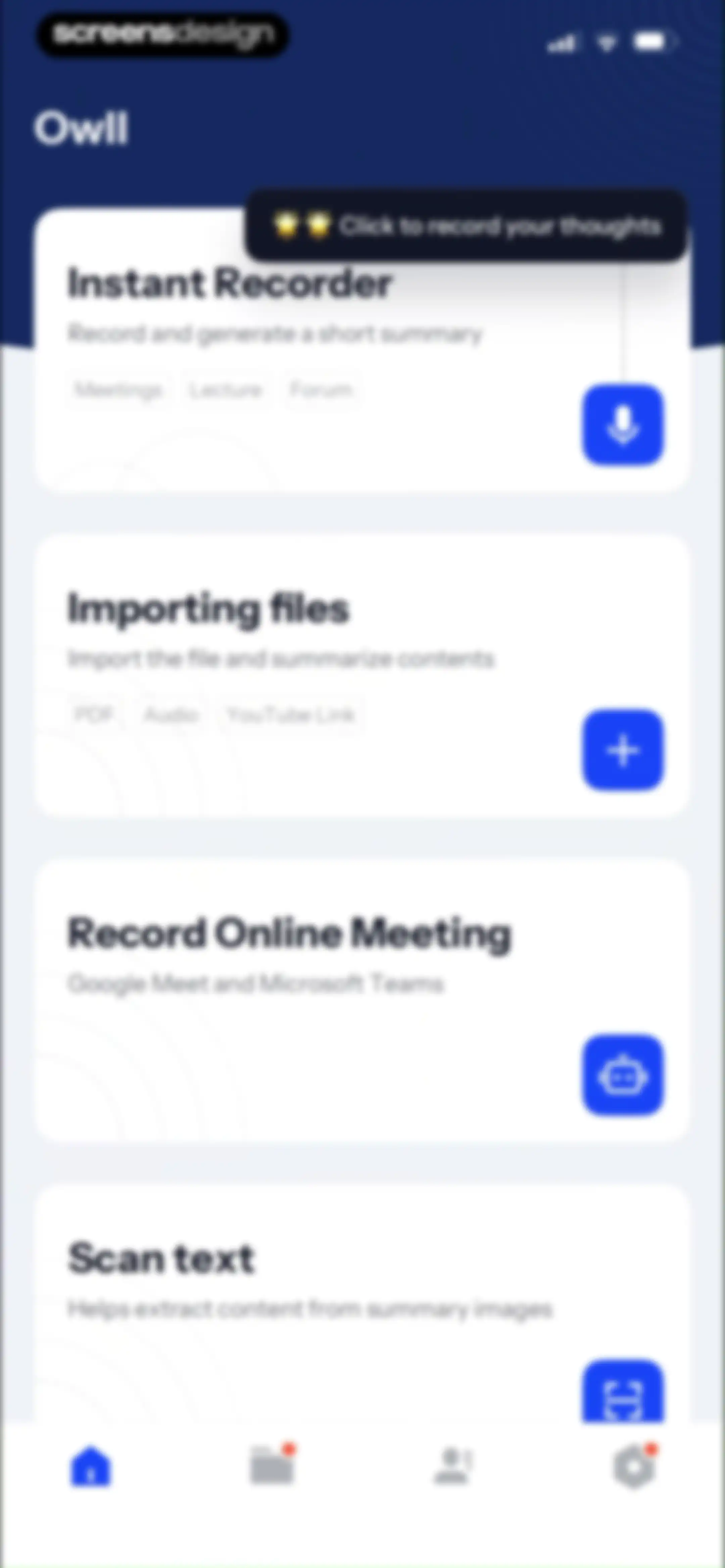 Owll:AI Note Taker & Assistant screen 20