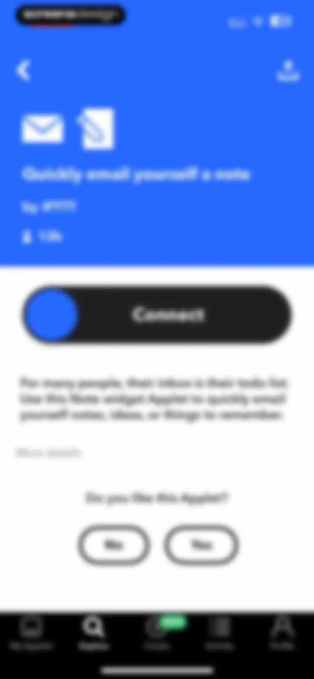 IFTTT - Automate work and home screen 25