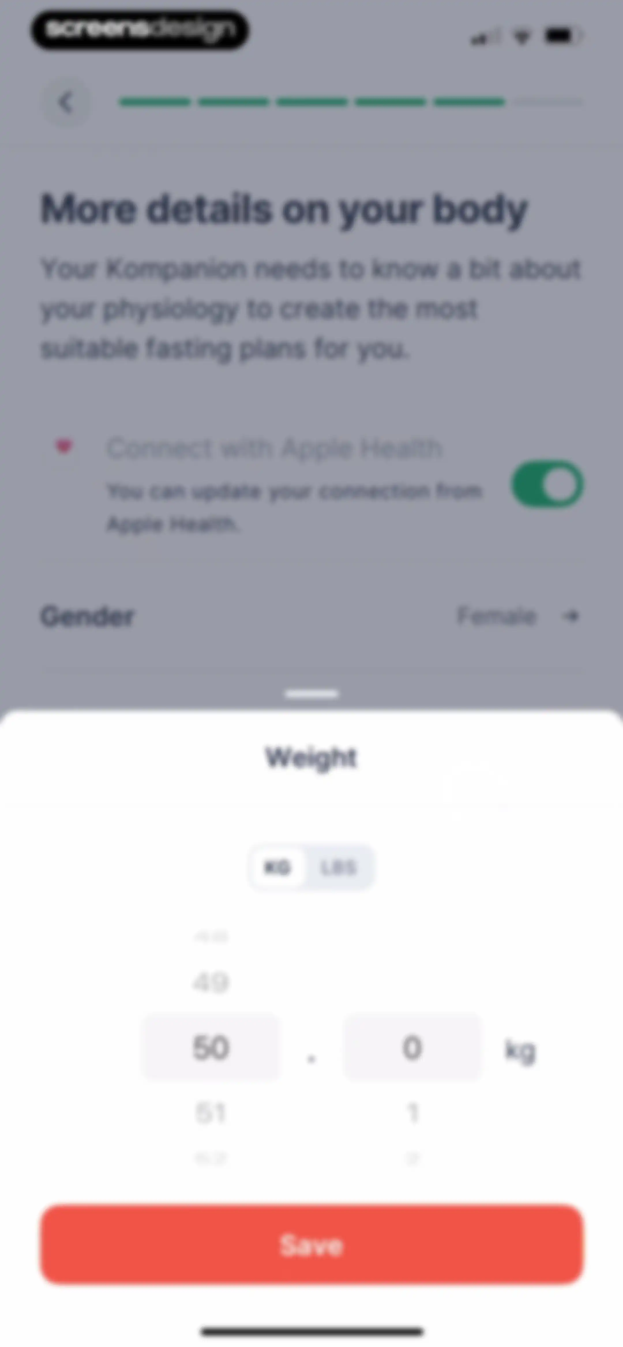Kompanion: Weight Loss Plan screen 37