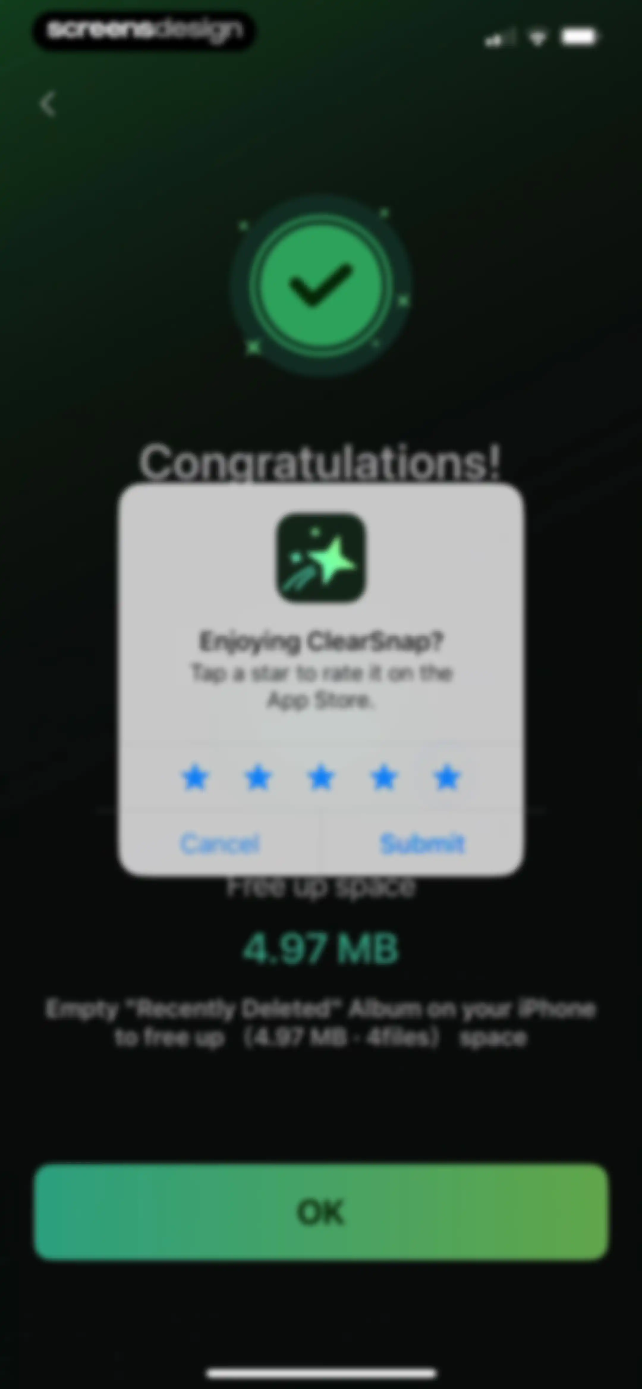 ClearSnap-Clean Up Storage screen 21
