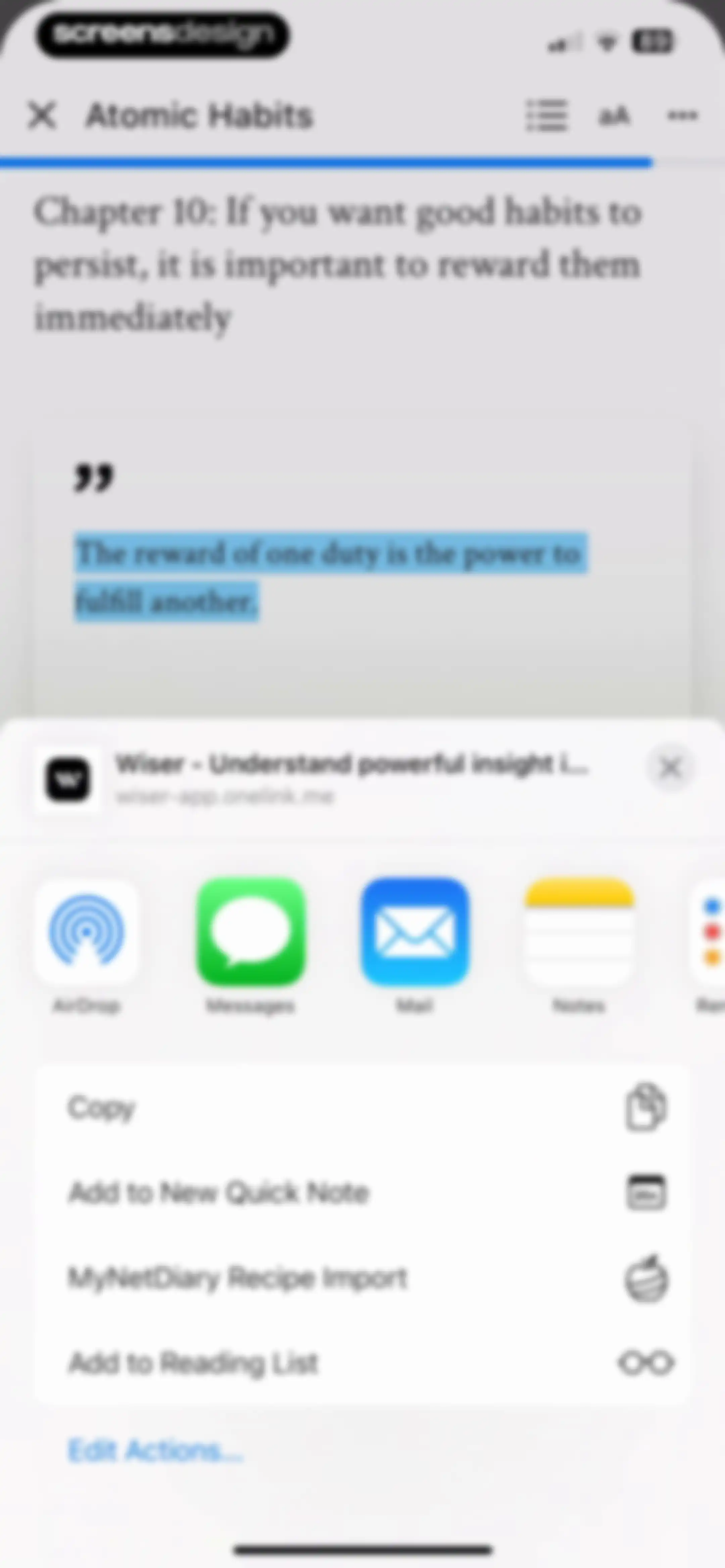 Wiser: Bite-Sized Learning screen 52