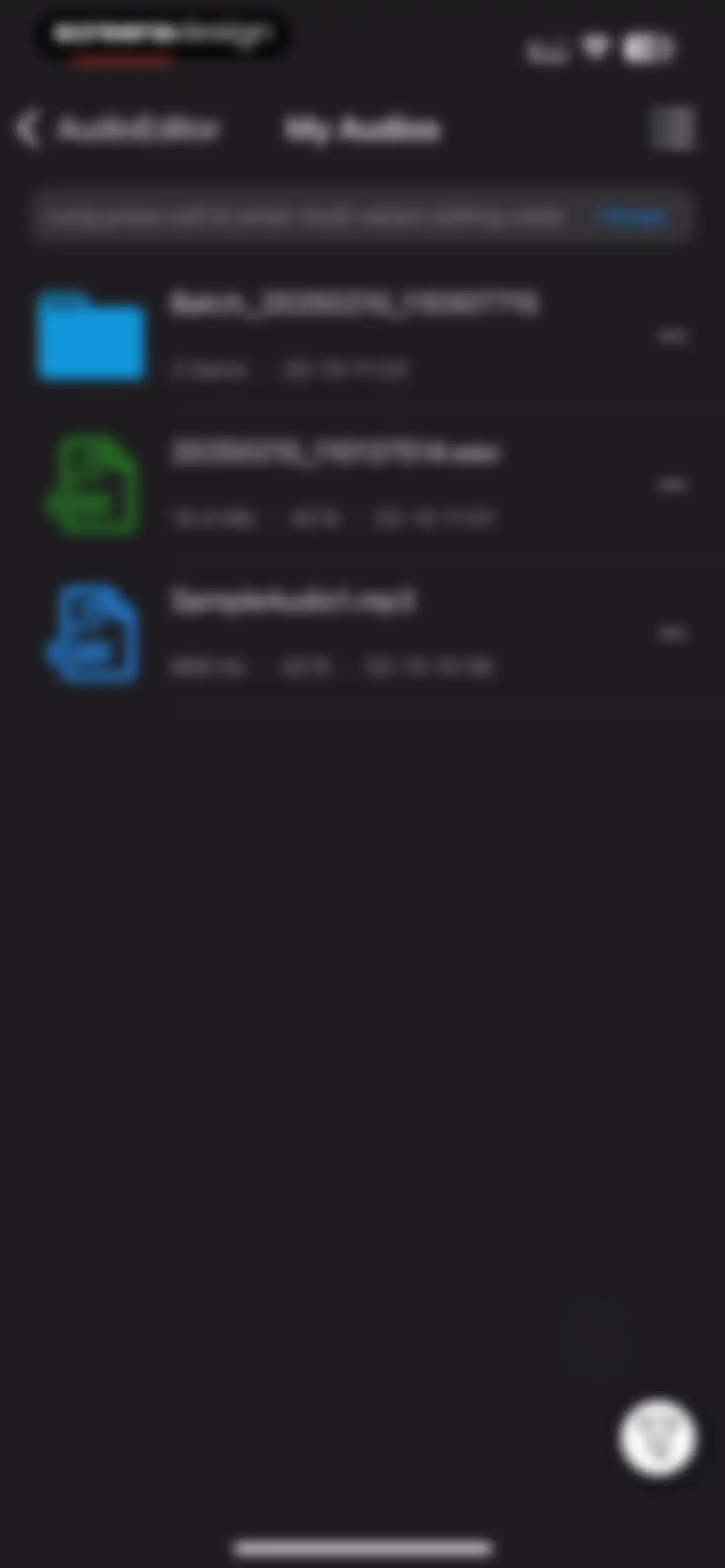 Audio Editor - Music editor screen 59