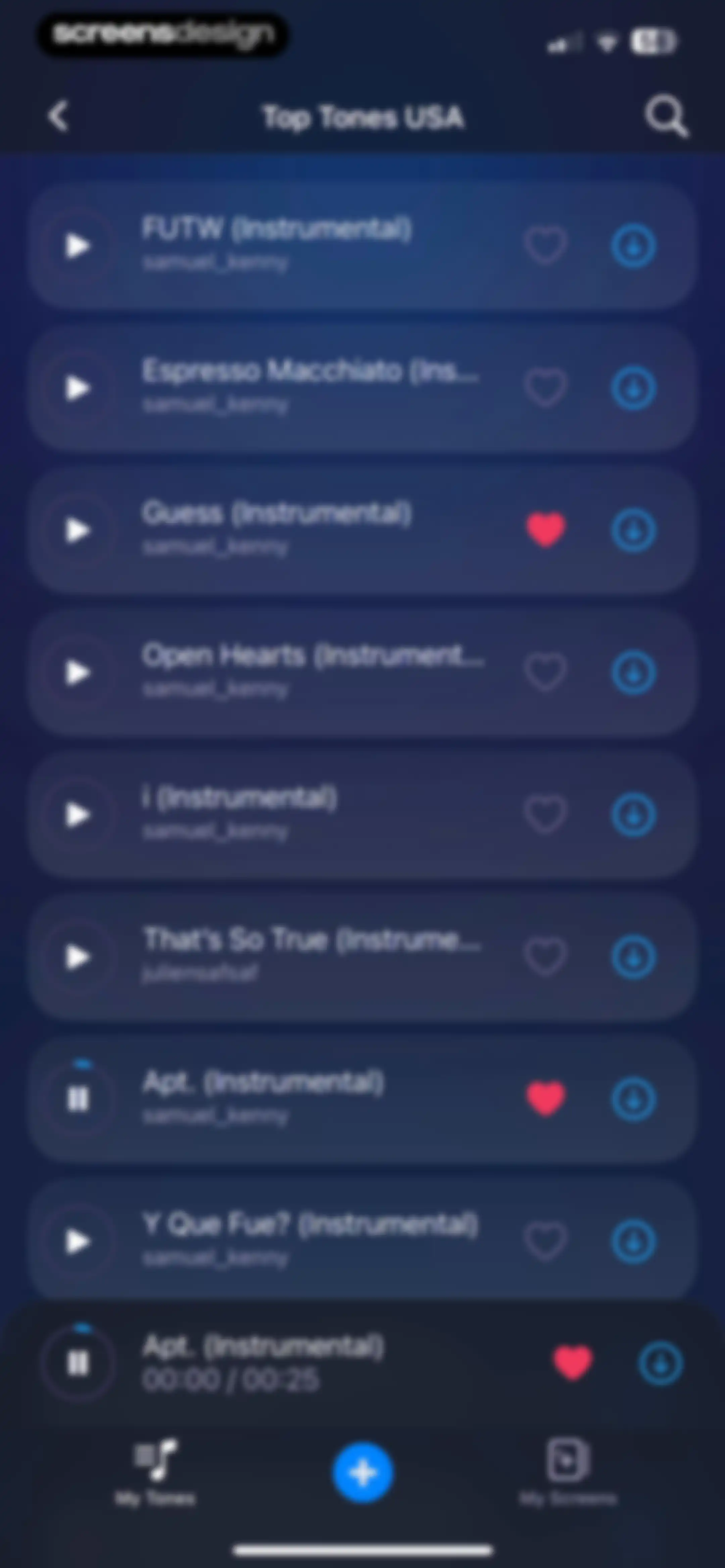 Ringtones for iphone: Ringtune screen 23