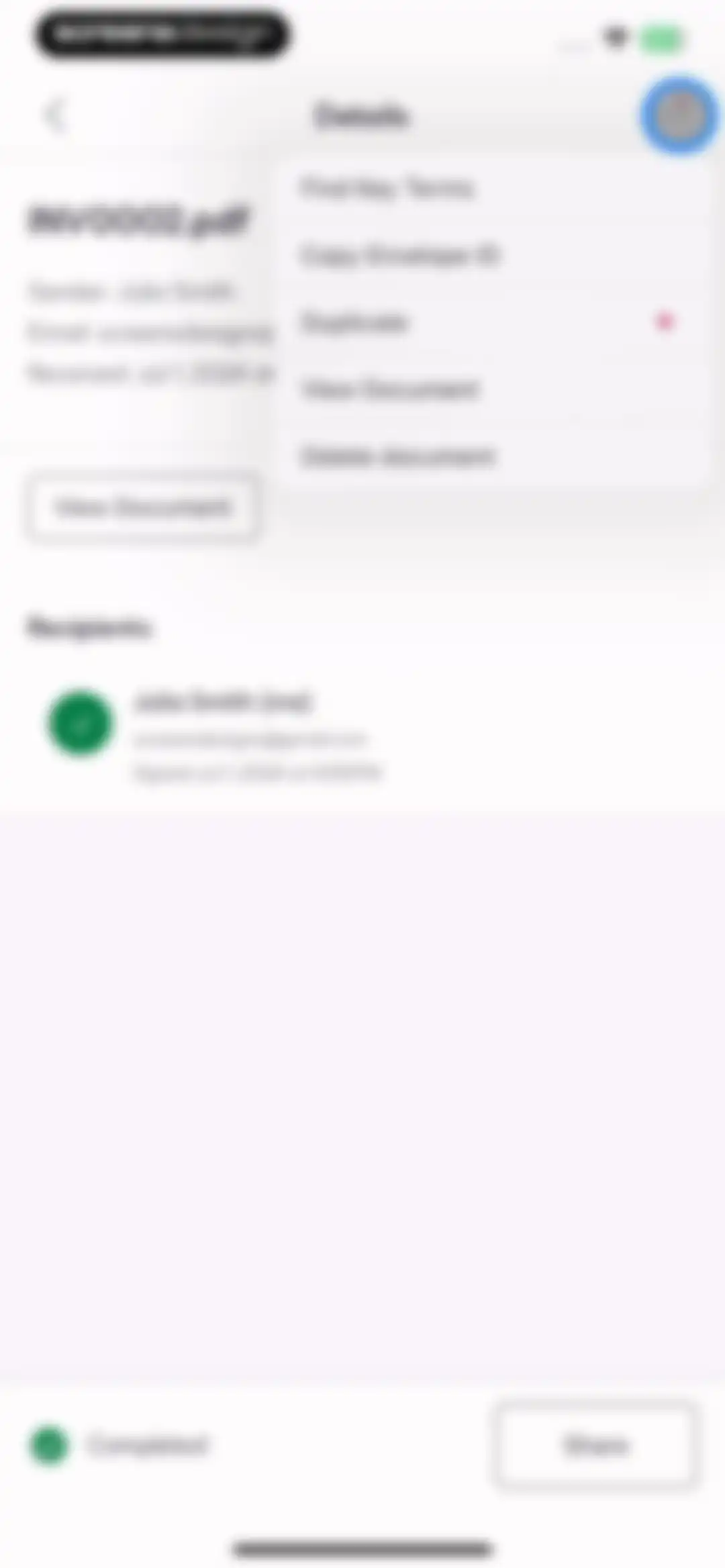 Docusign - Upload & Sign Docs screen 72