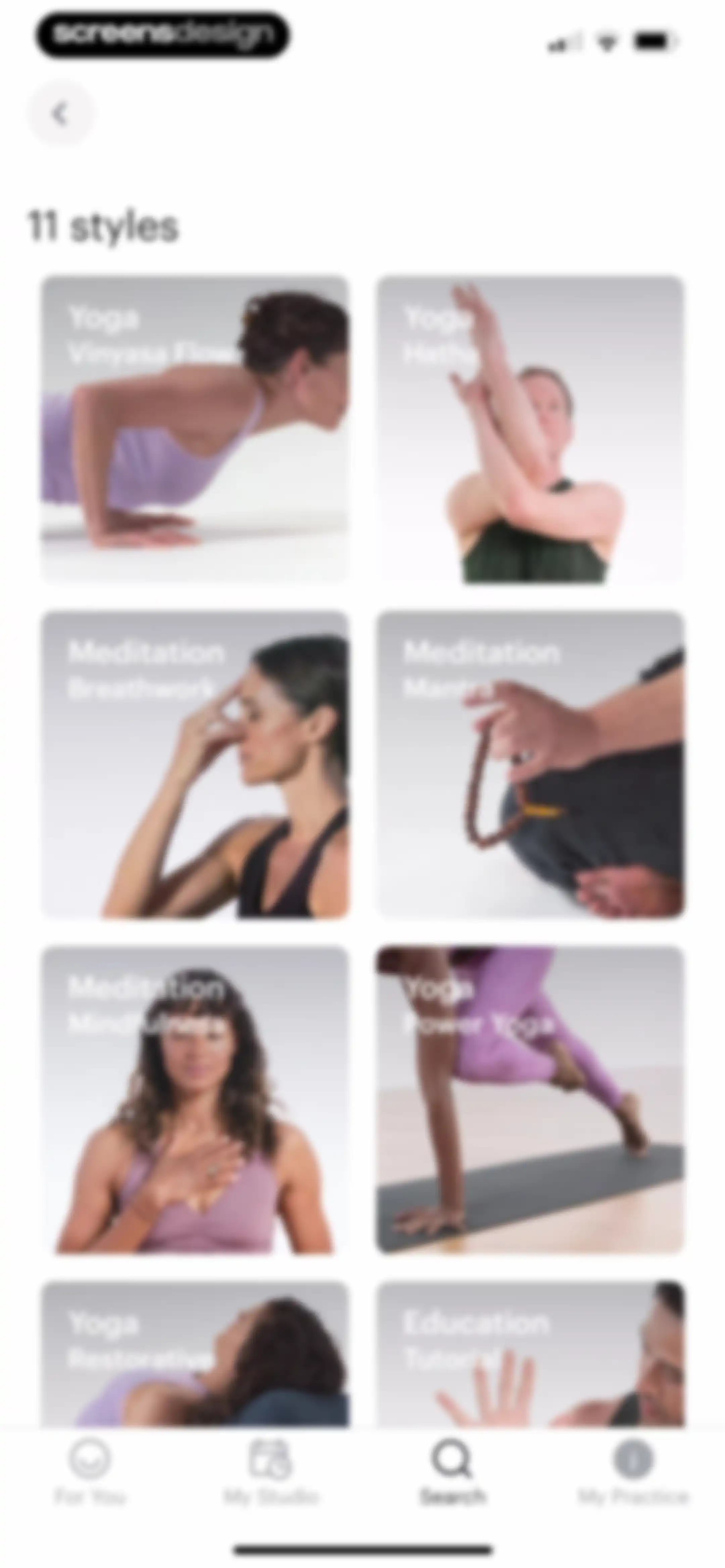Glo | Yoga and Meditation App screen 83