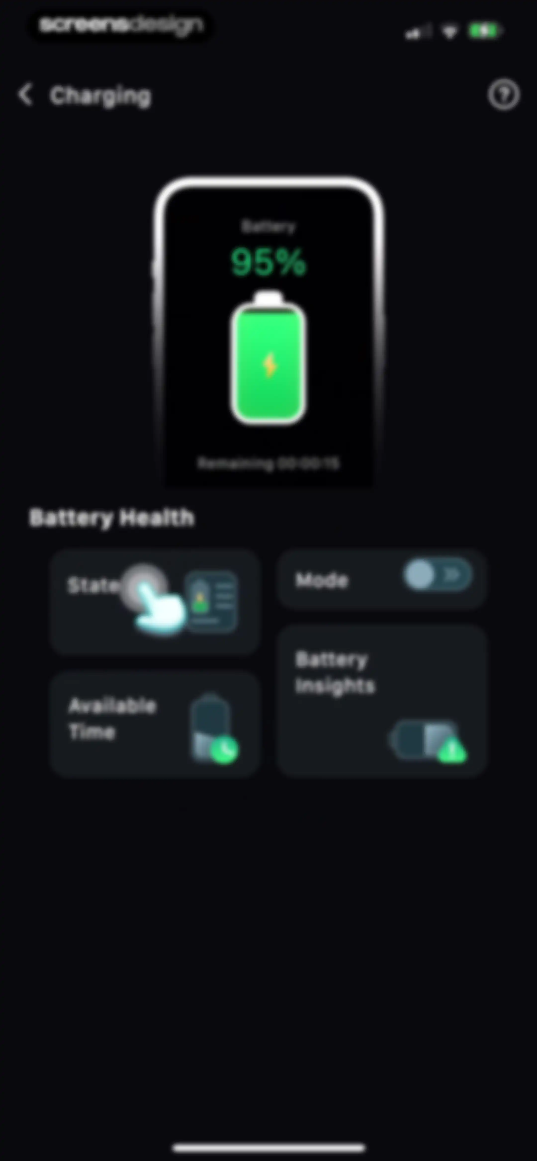 Device Care: Storage & Battery screen 24