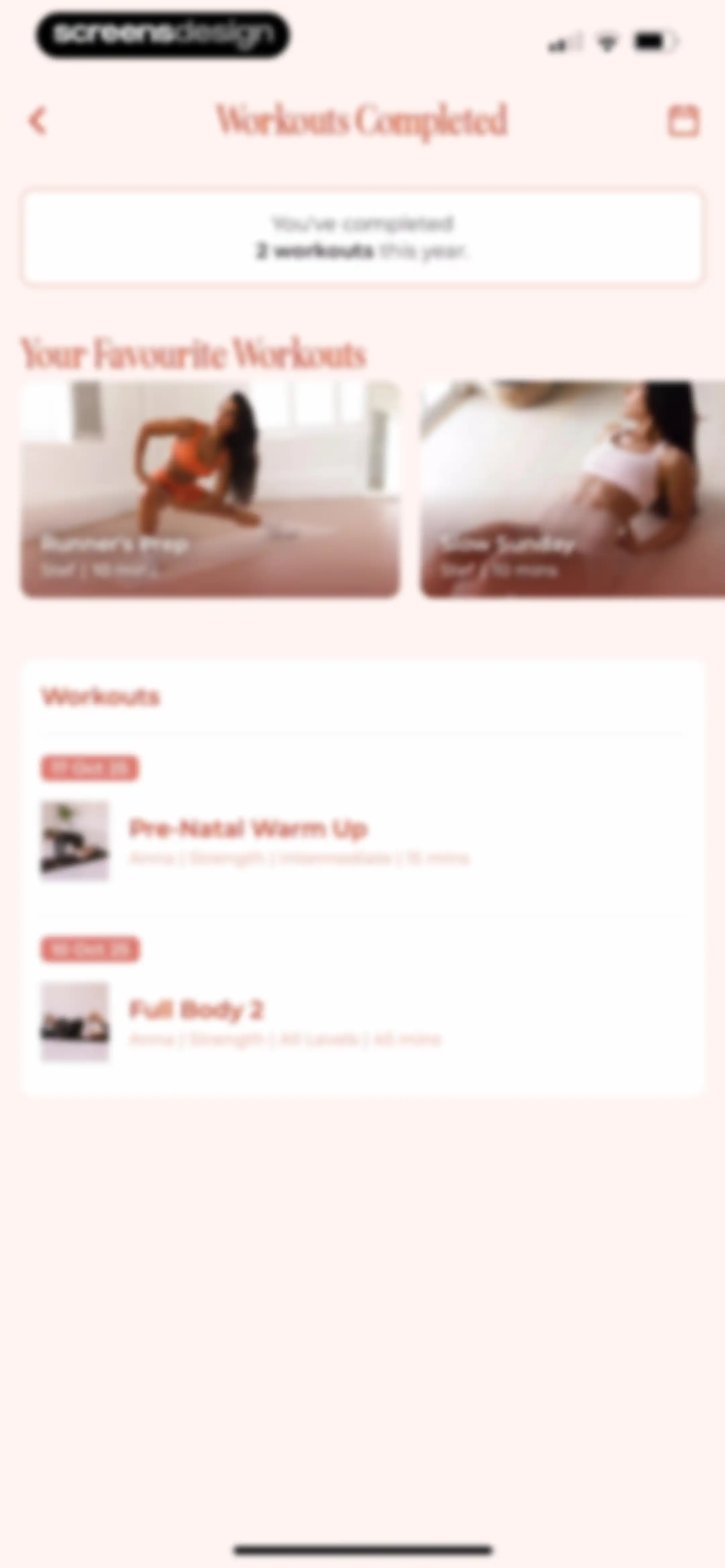WeGLOW: Home Workout for Women screen 171