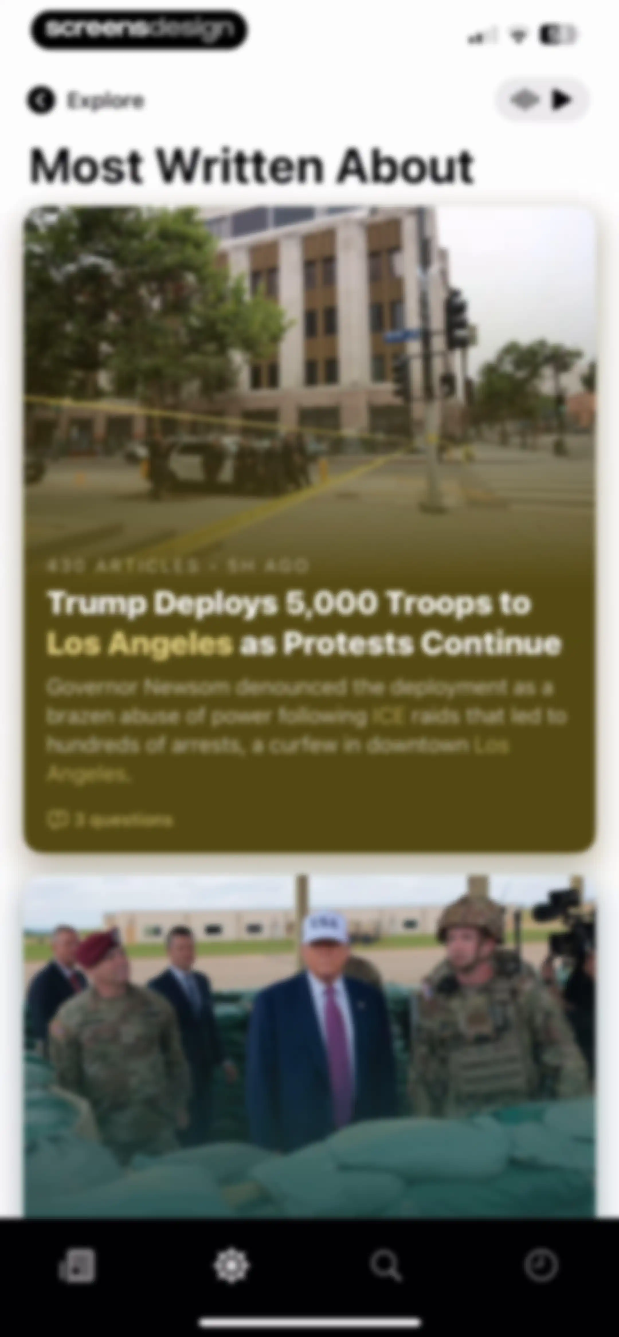 Particle: Personalized News screen 91