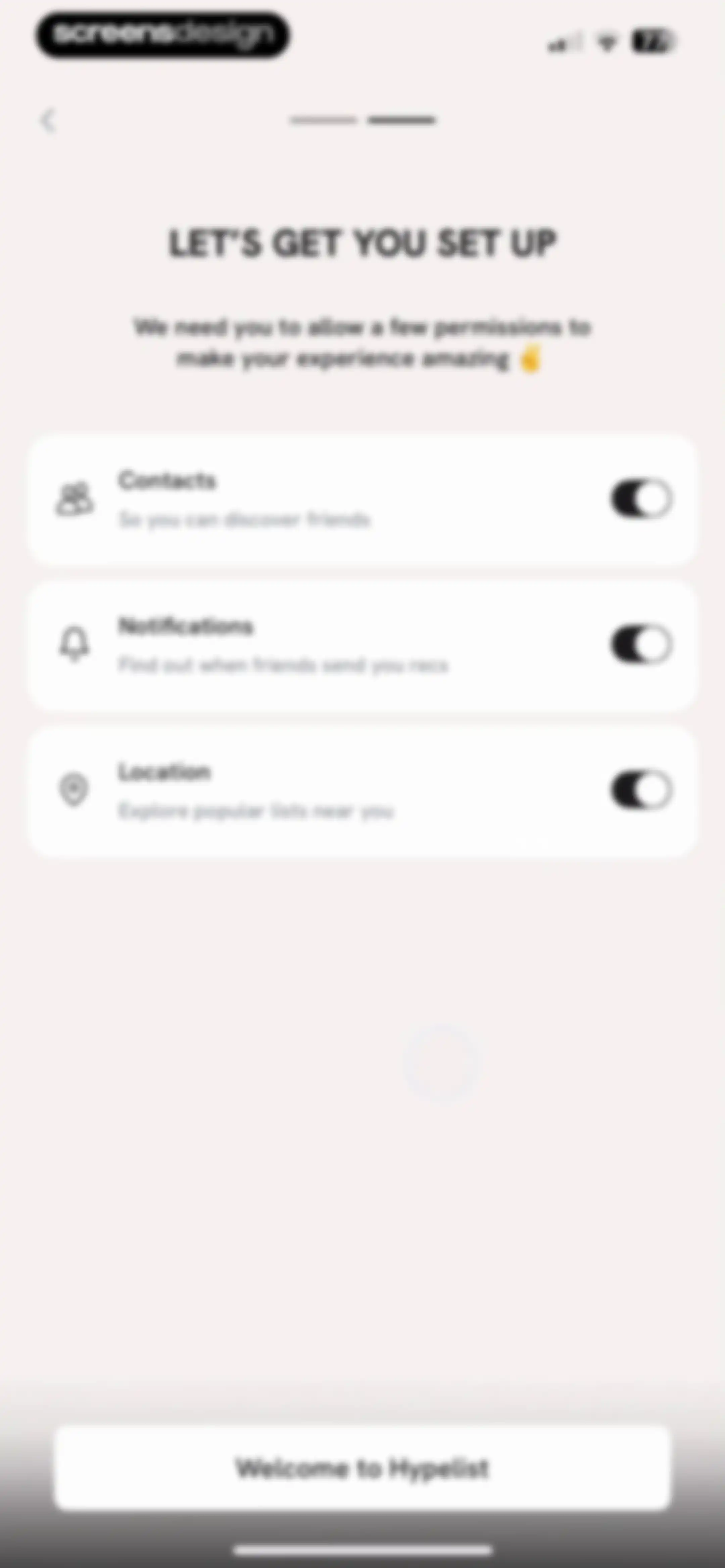 Hypelist: Create & Share Lists screen 24