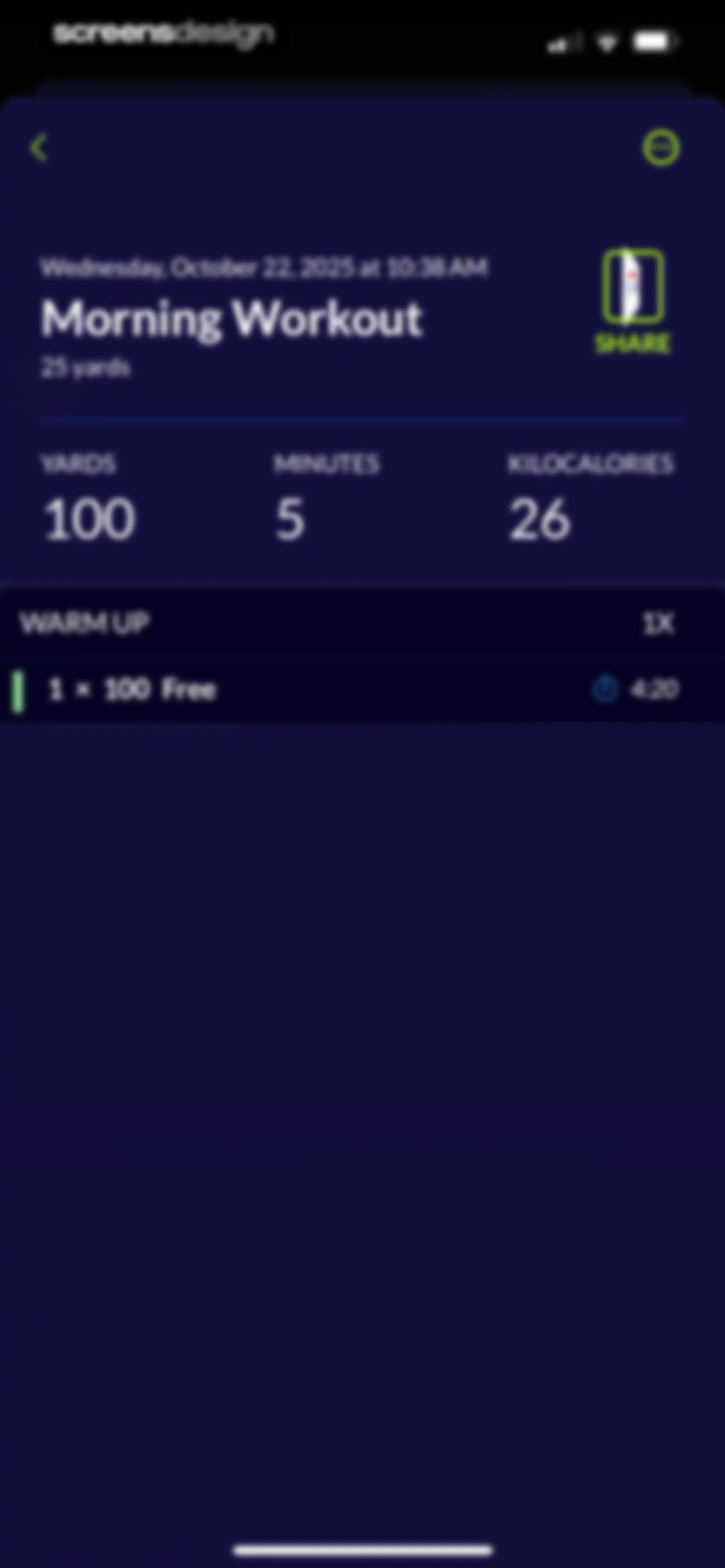 MySwimPro: #1 Swim Workout App screen 130