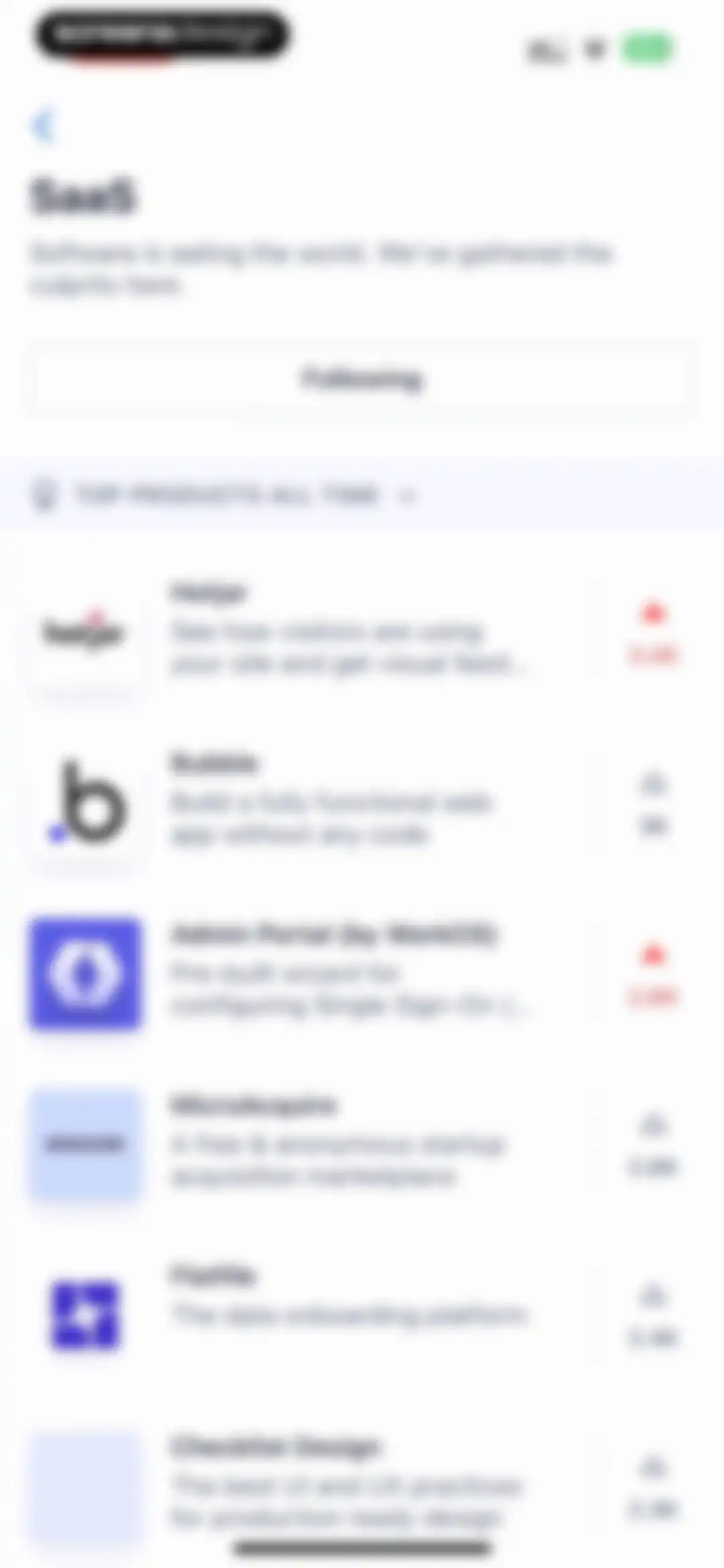 Product Hunt screen 43