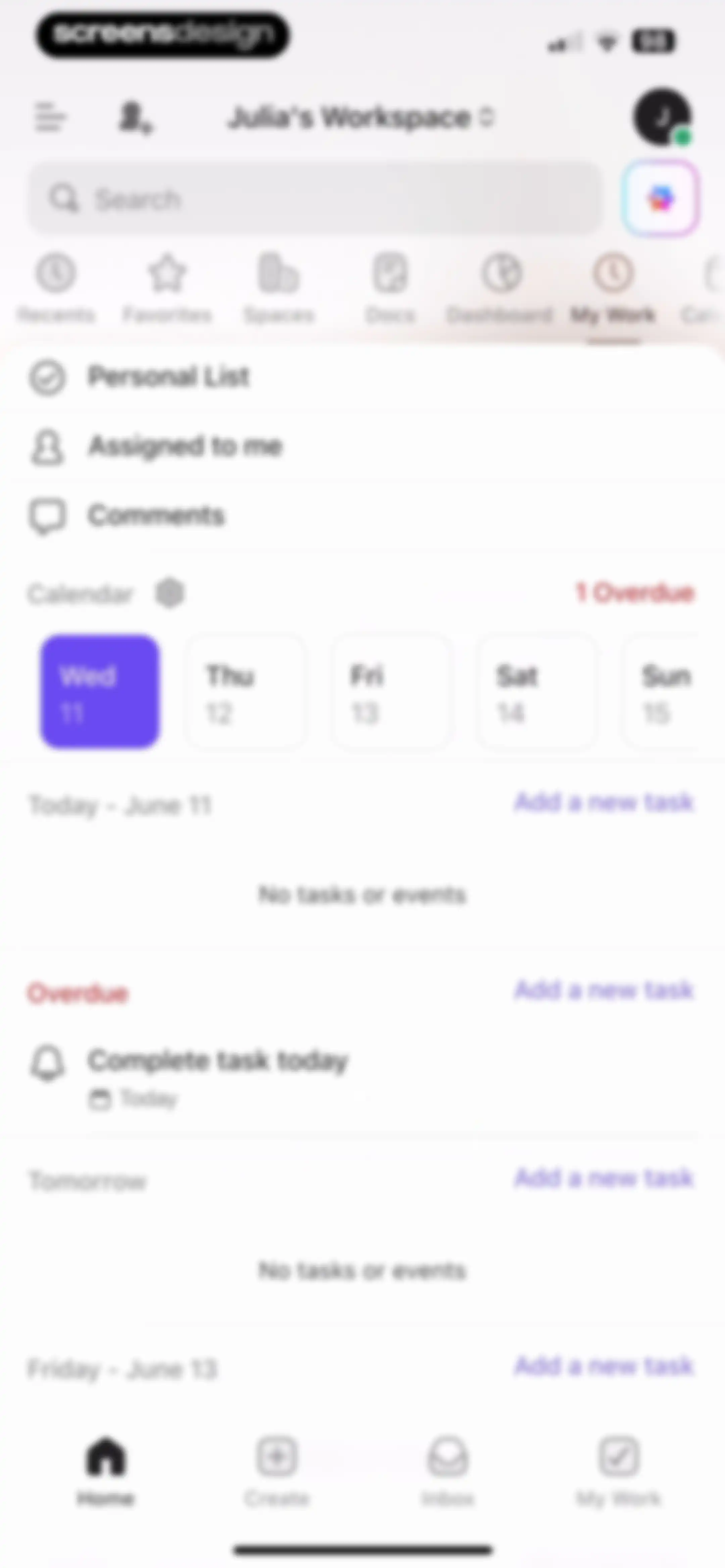 ClickUp: Tasks, Chat, Docs, AI screen 175