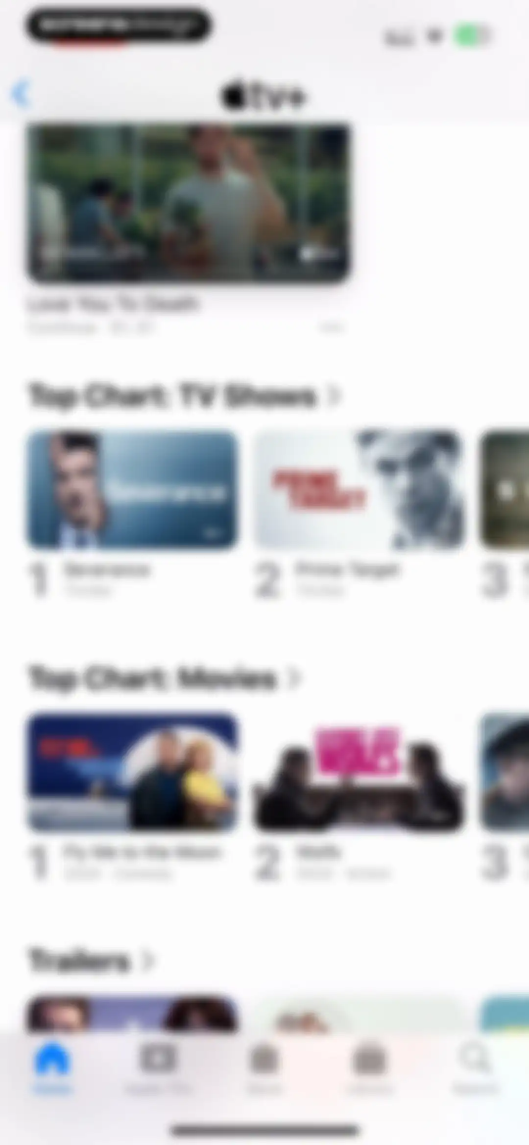 Apple TV screen 16