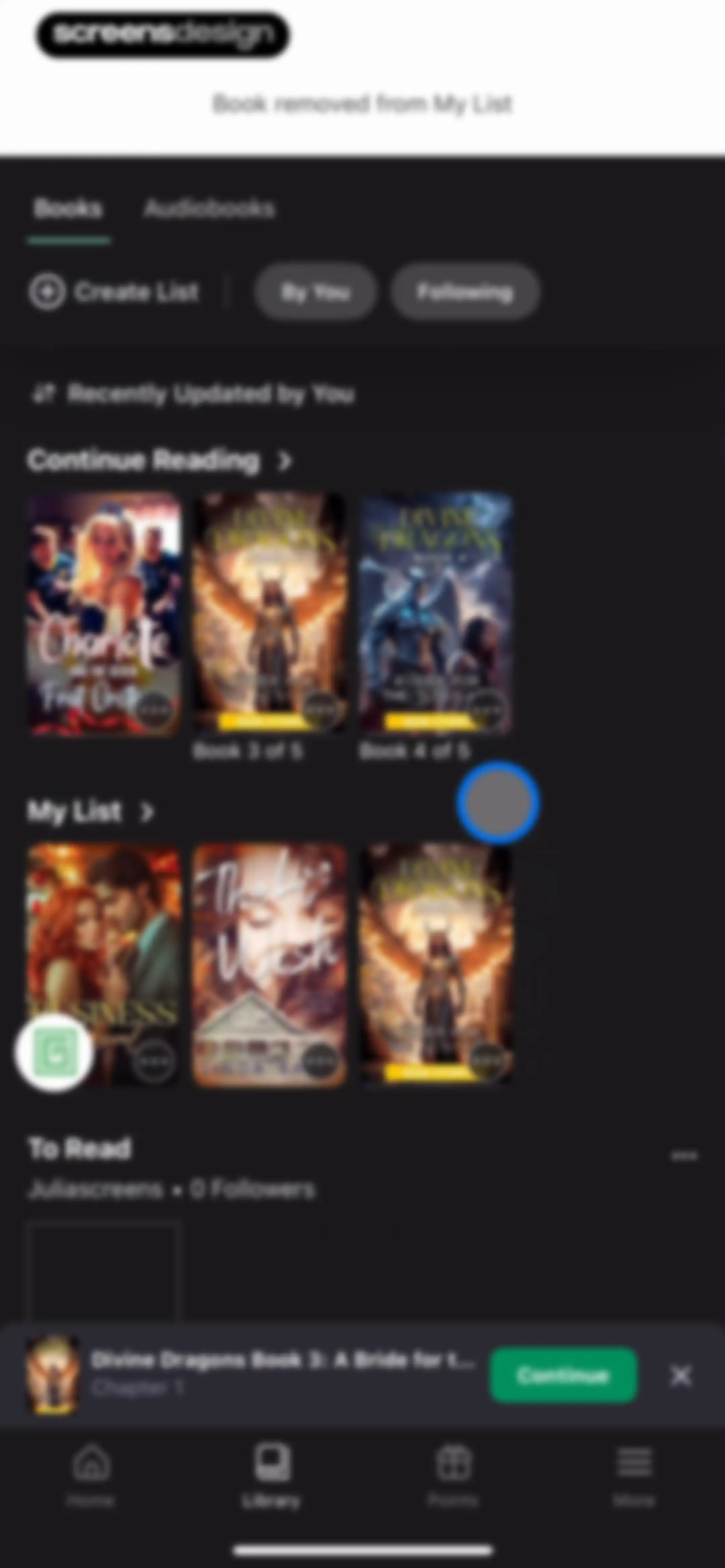 Galatea: Books & Audiobooks screen 84