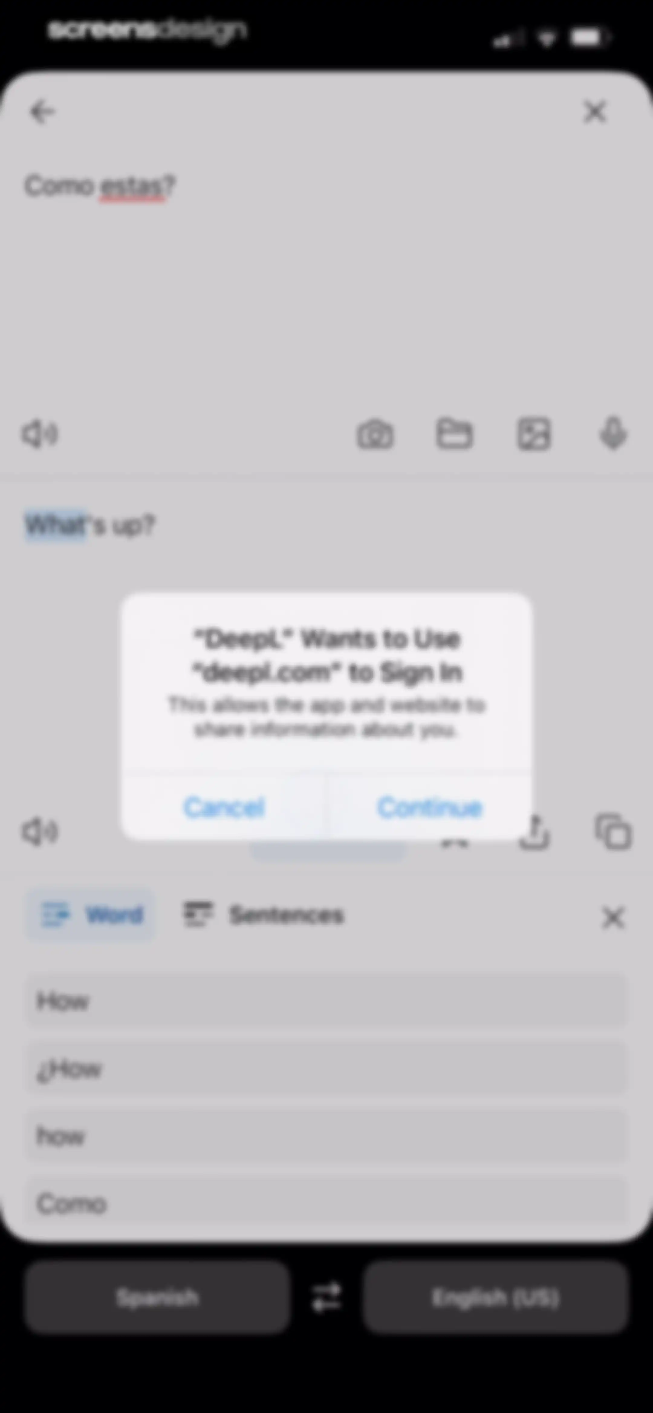 DeepL Translate screen 12