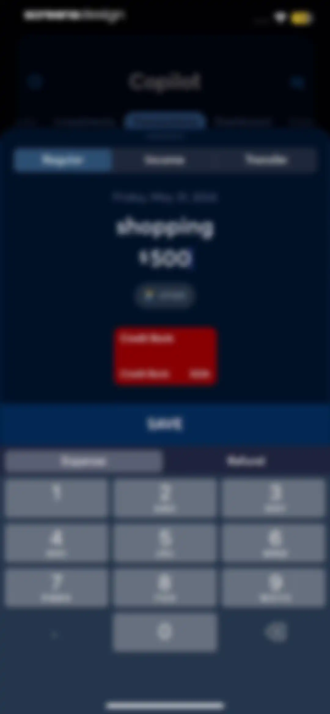 Copilot: Track & Budget Money screen 52