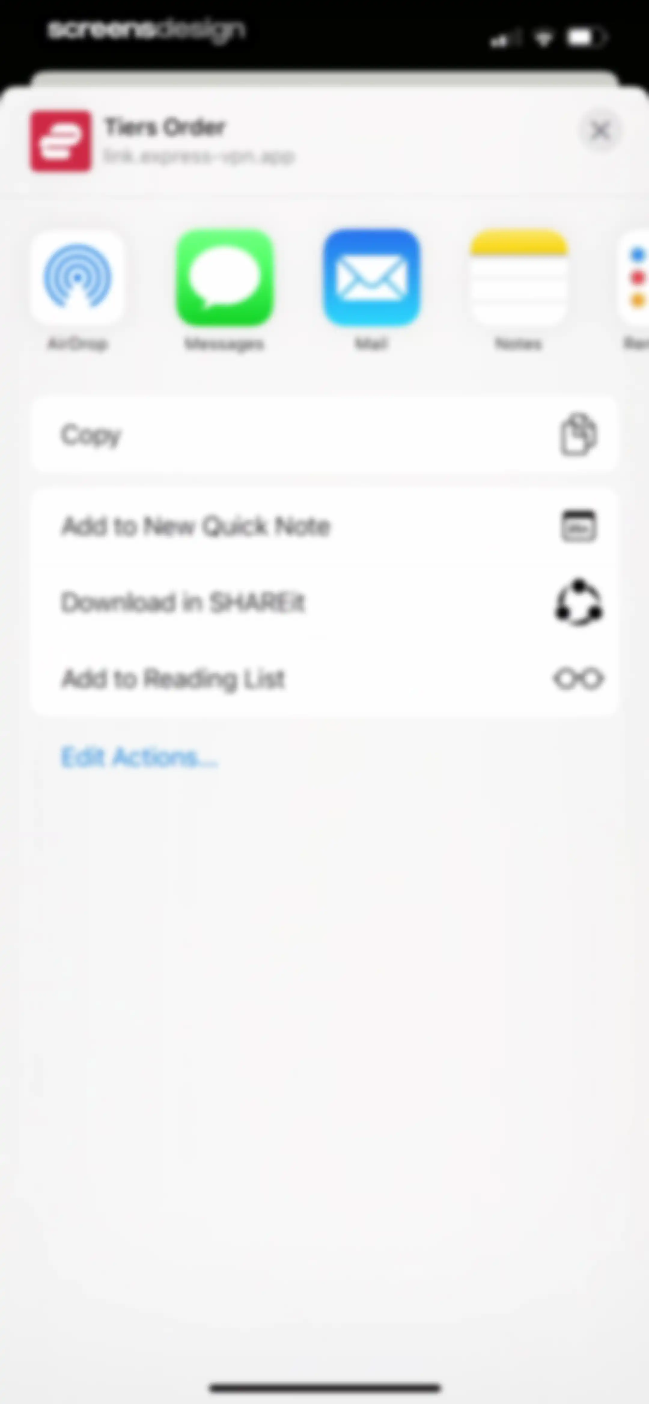 ExpressVPN · Secure & Fast VPN screen 100