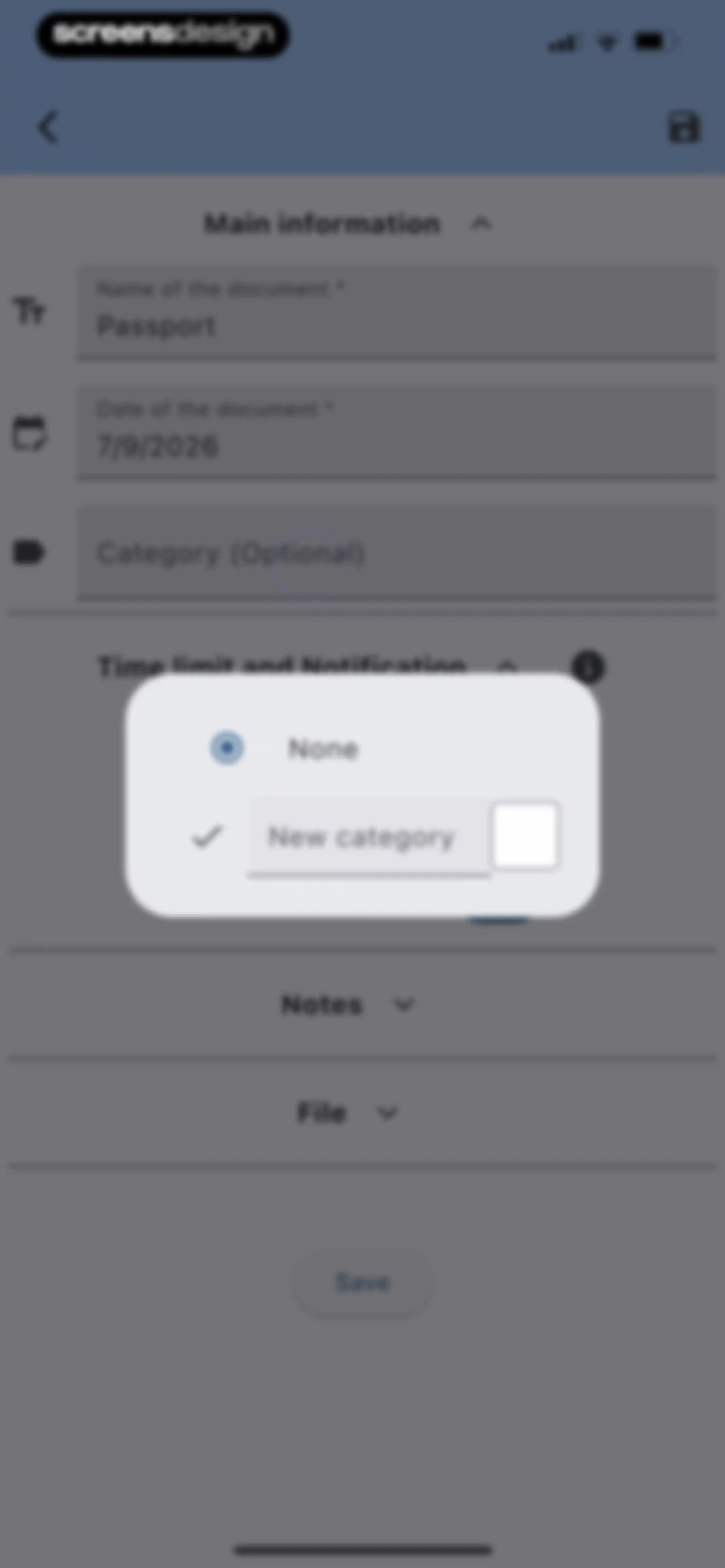 ExpiNotif: Expiration dates screen 8