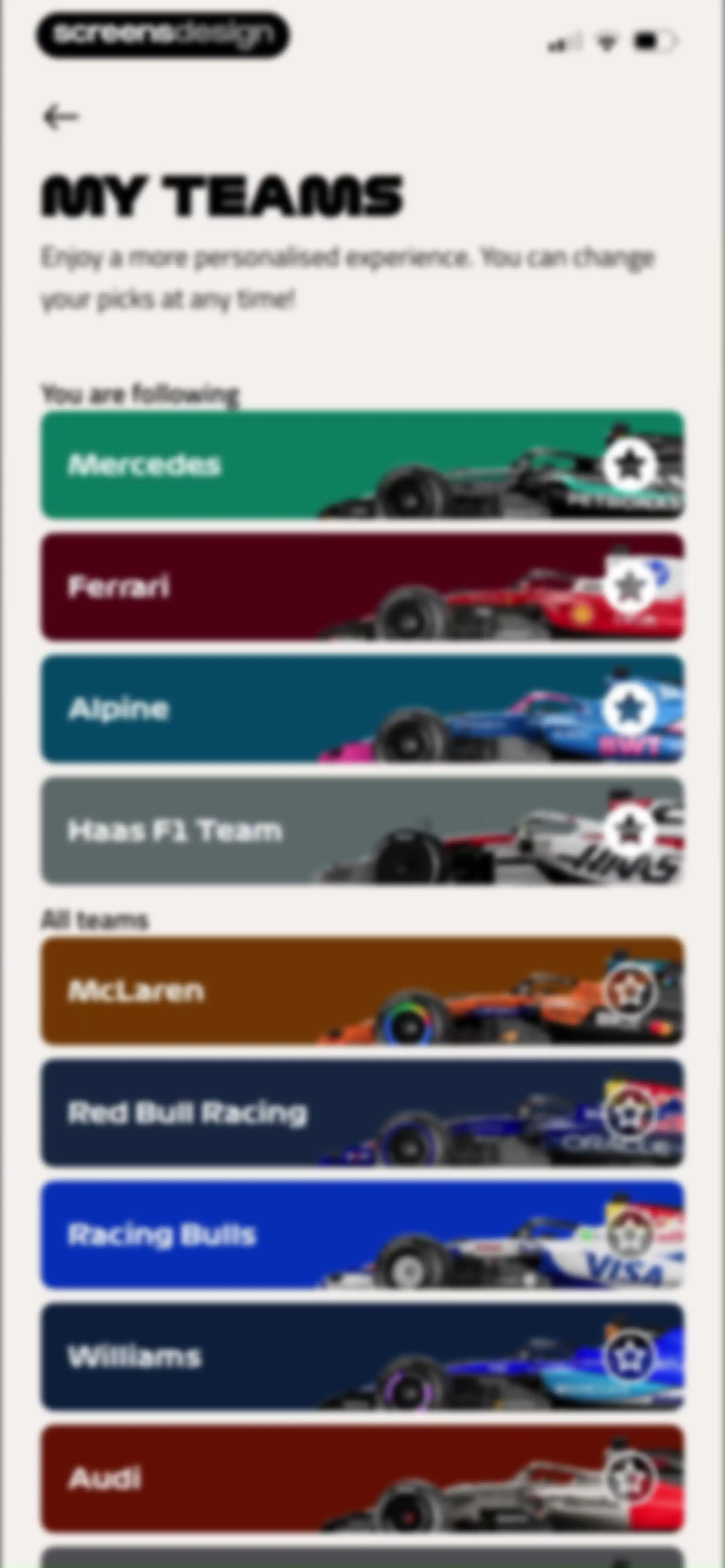 Formula 1® screen 143