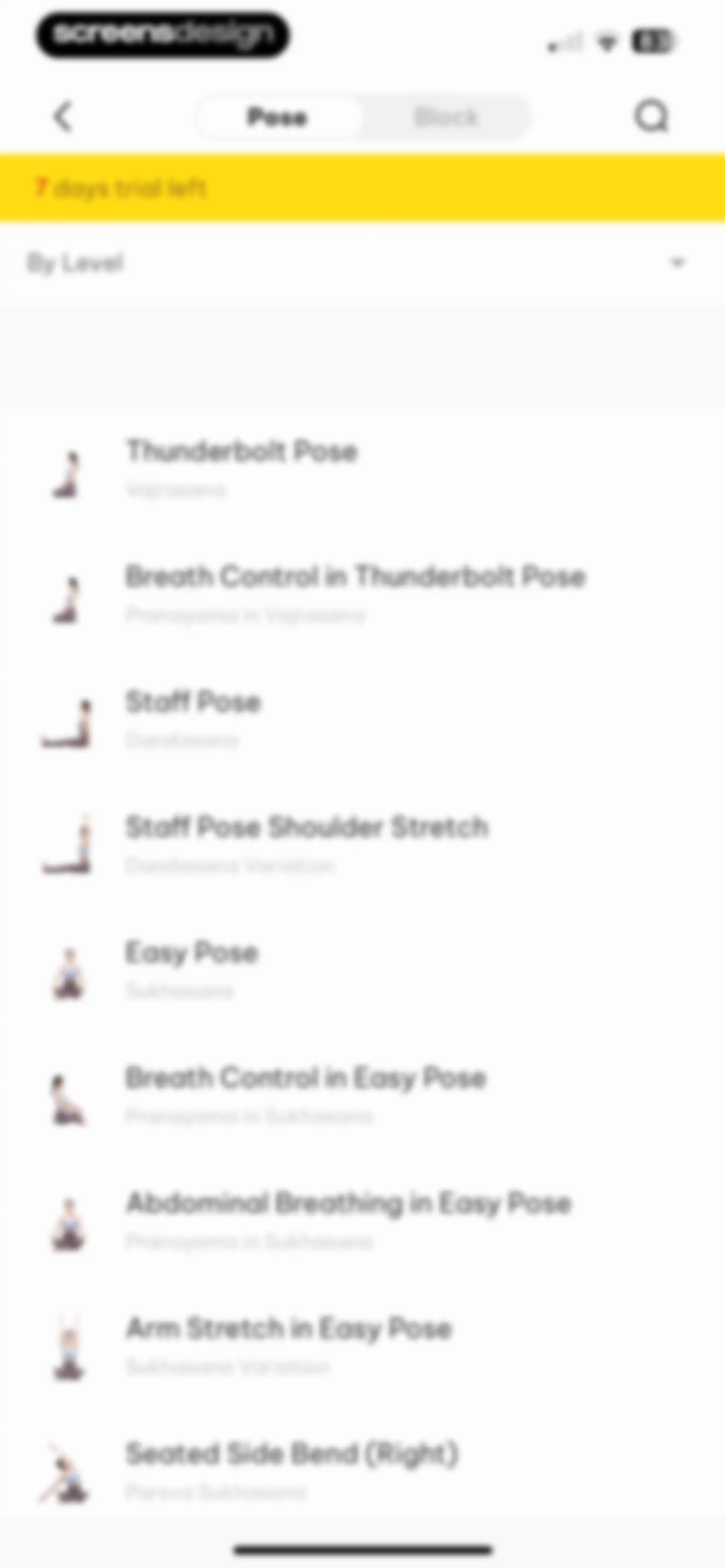 Daily Yoga: Yoga for Fitness® screen 144