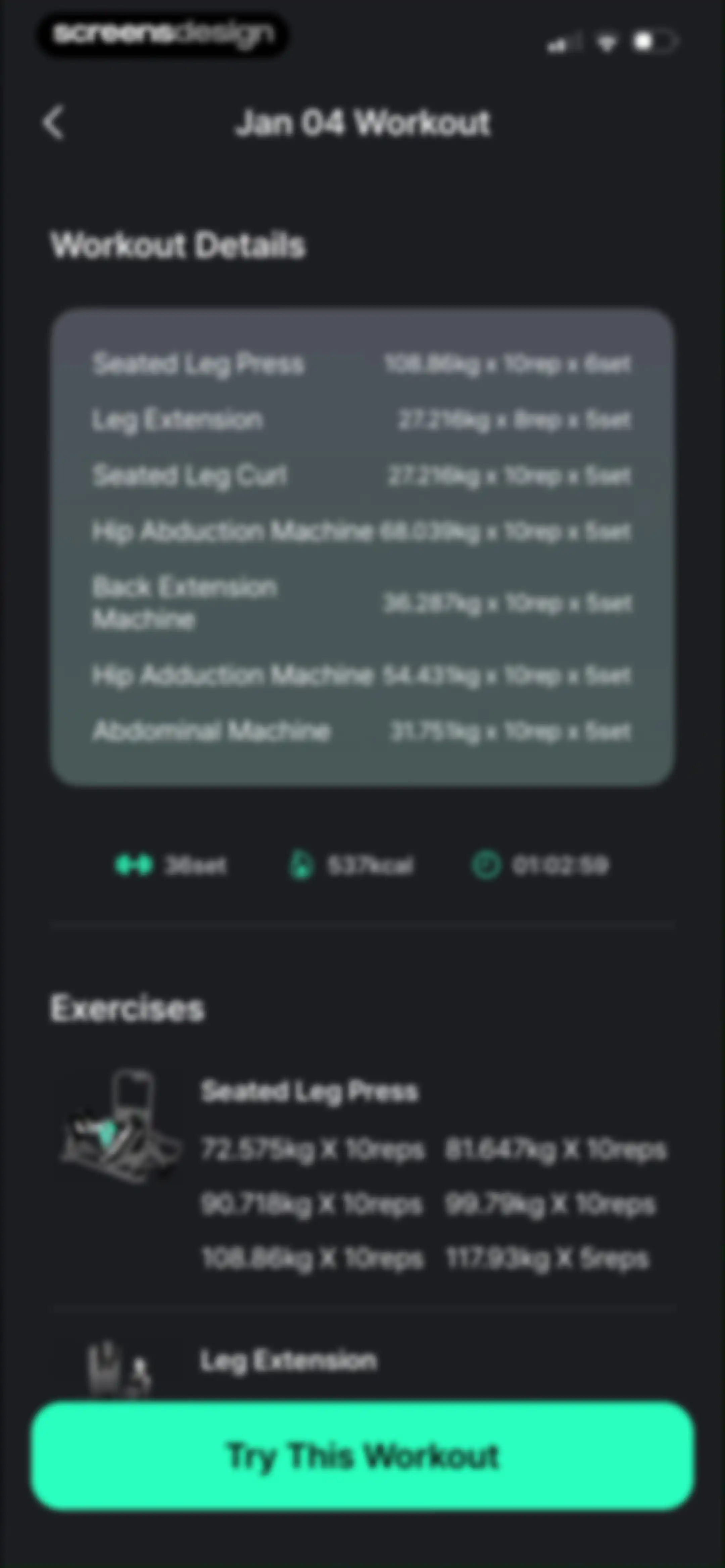 Planfit AI Gym Workout Planner screen 187