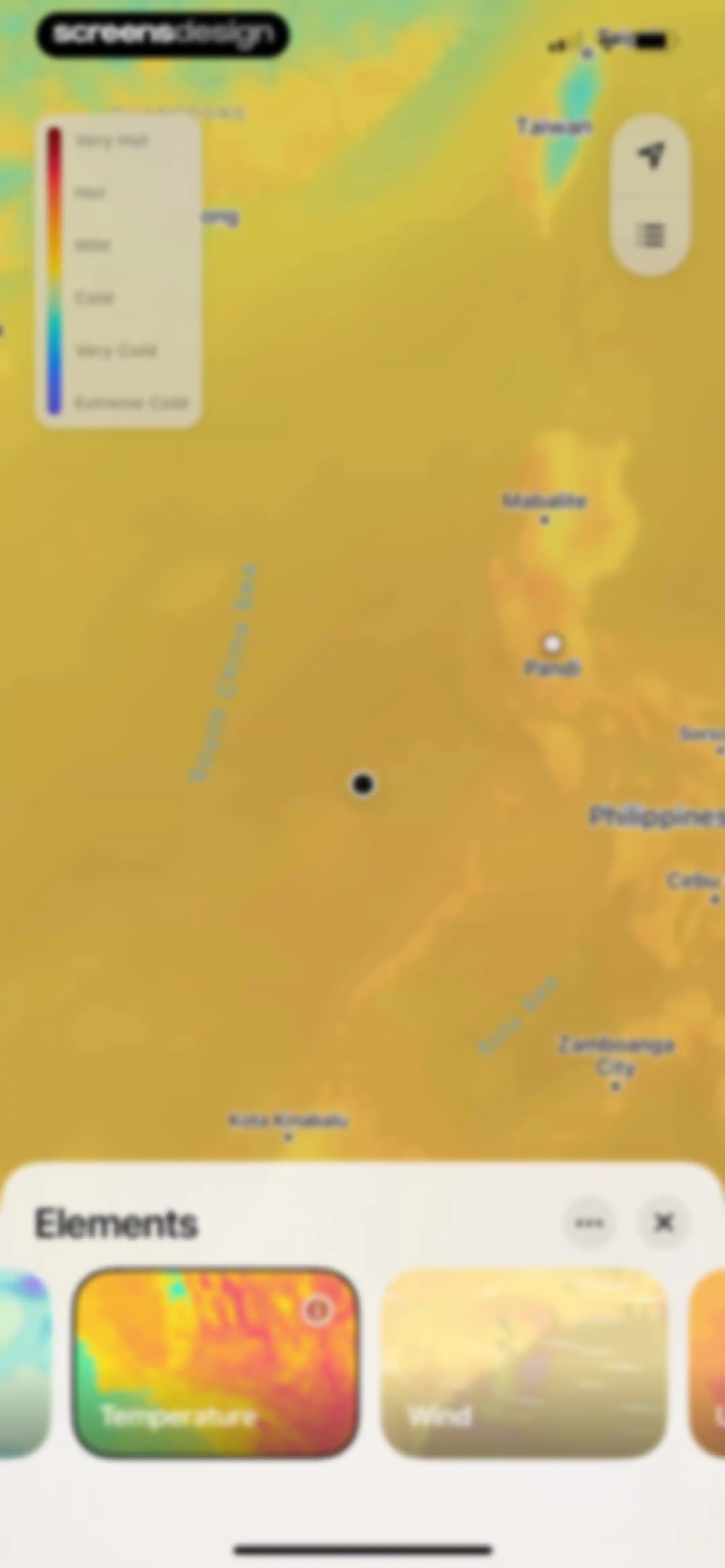 Element: Weather Radar screen 21