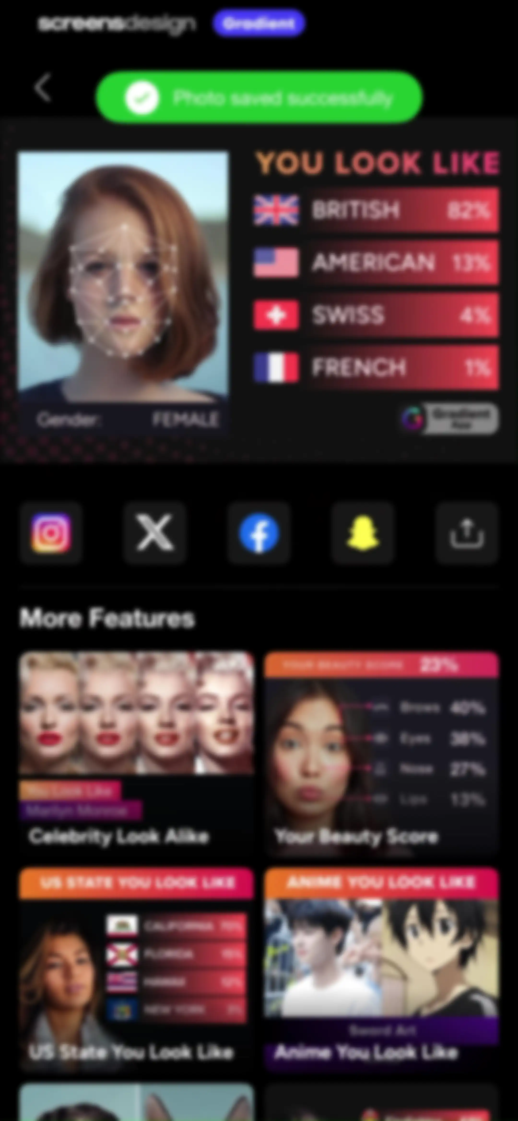 Gradient: You Look Like screen 24