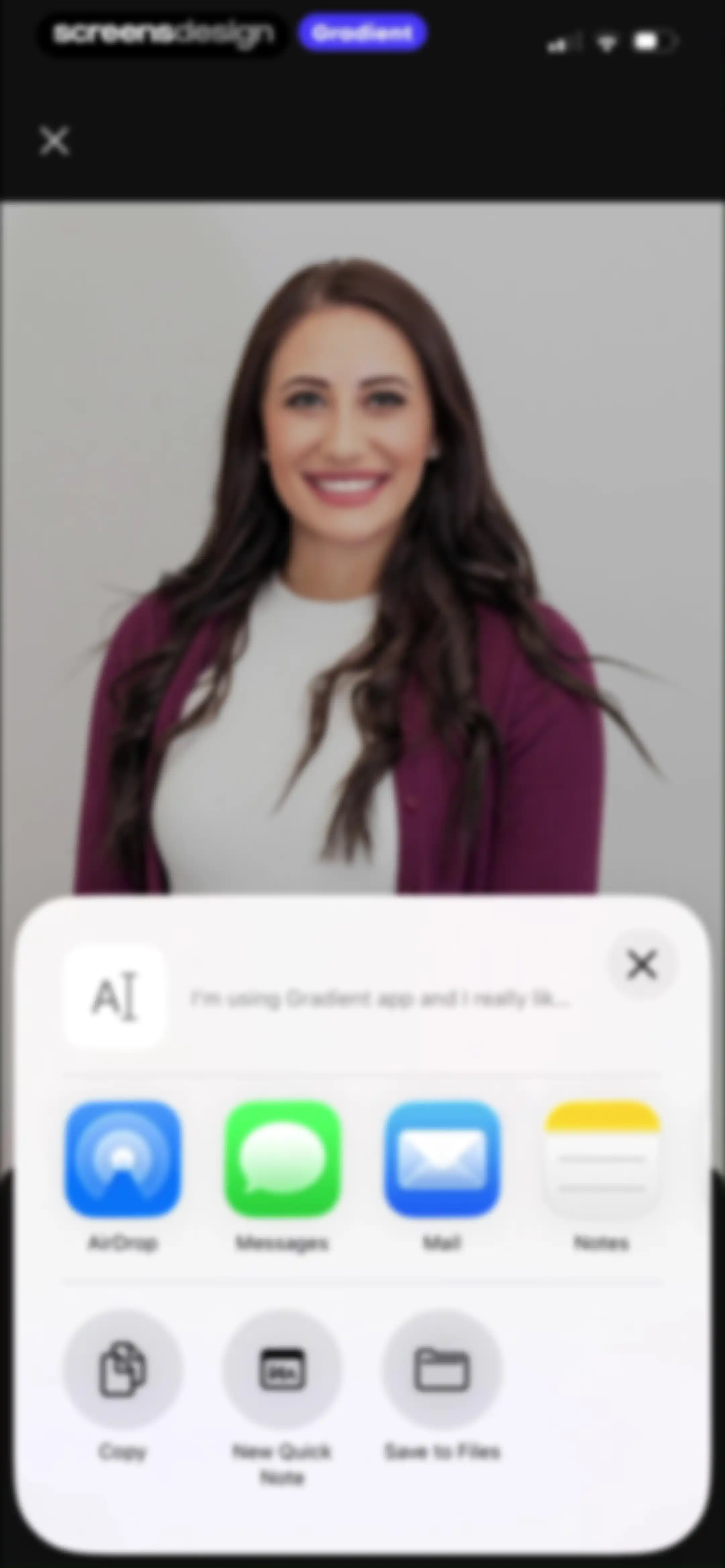 Gradient: You Look Like screen 56