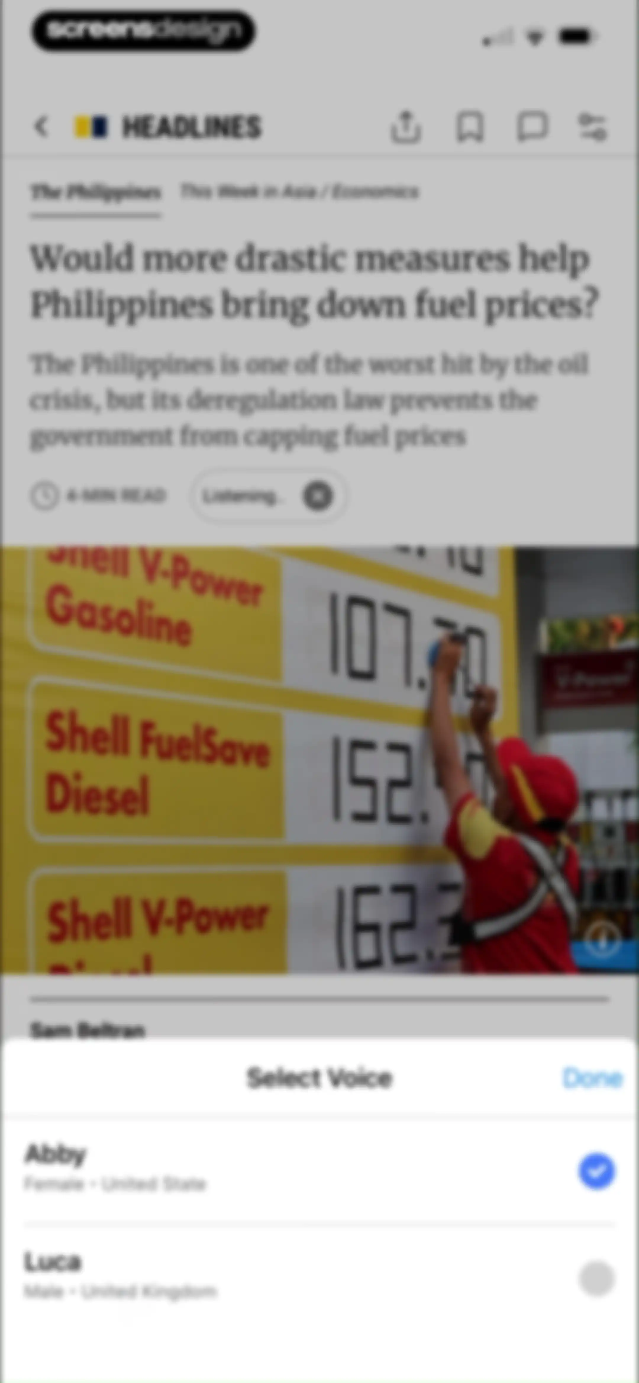 South China Morning Post: News screen 29
