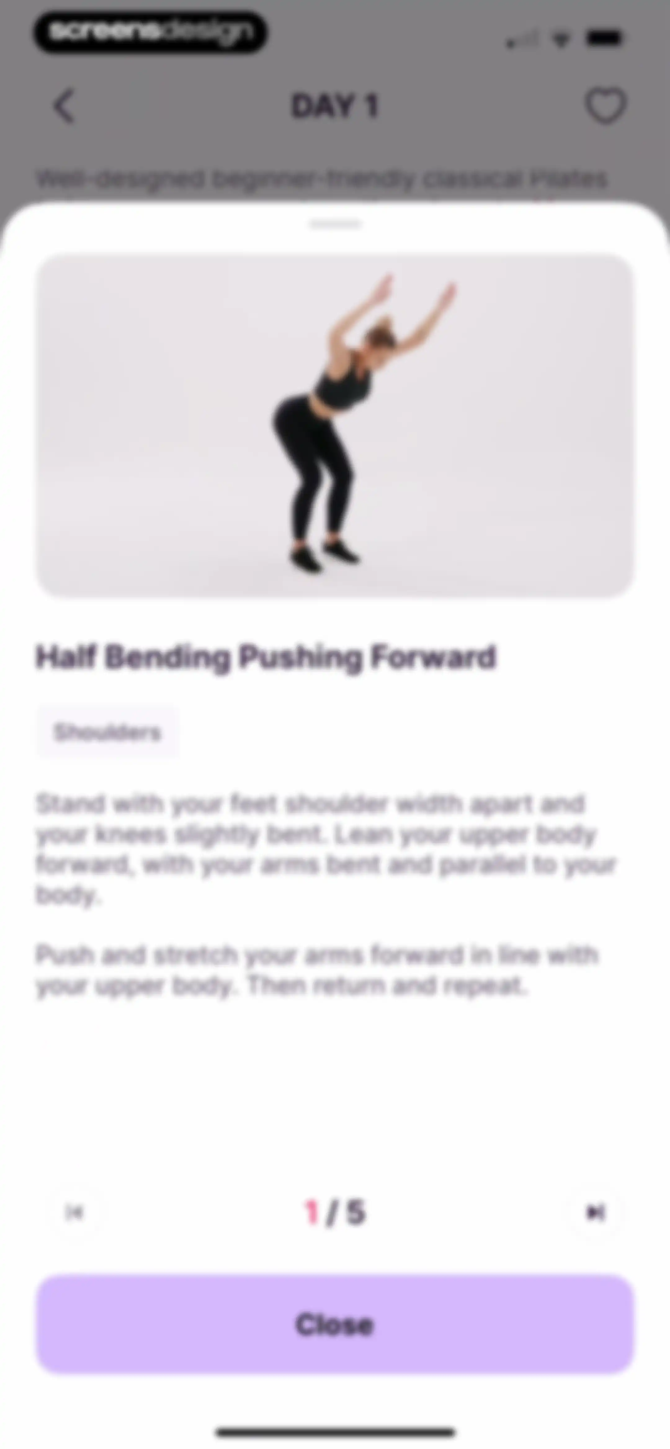 Pilates at Home, Wall Pilates screen 80