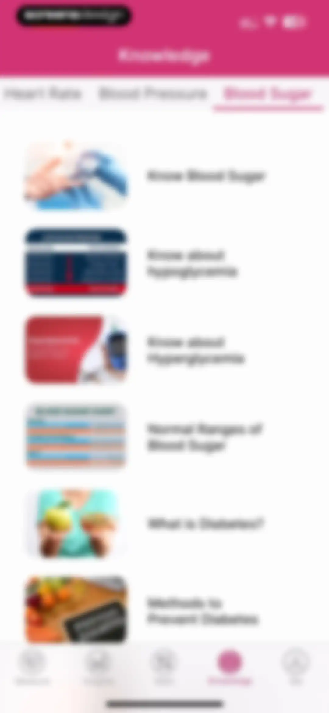 Blood Pressure-Monitor Tracker screen 88