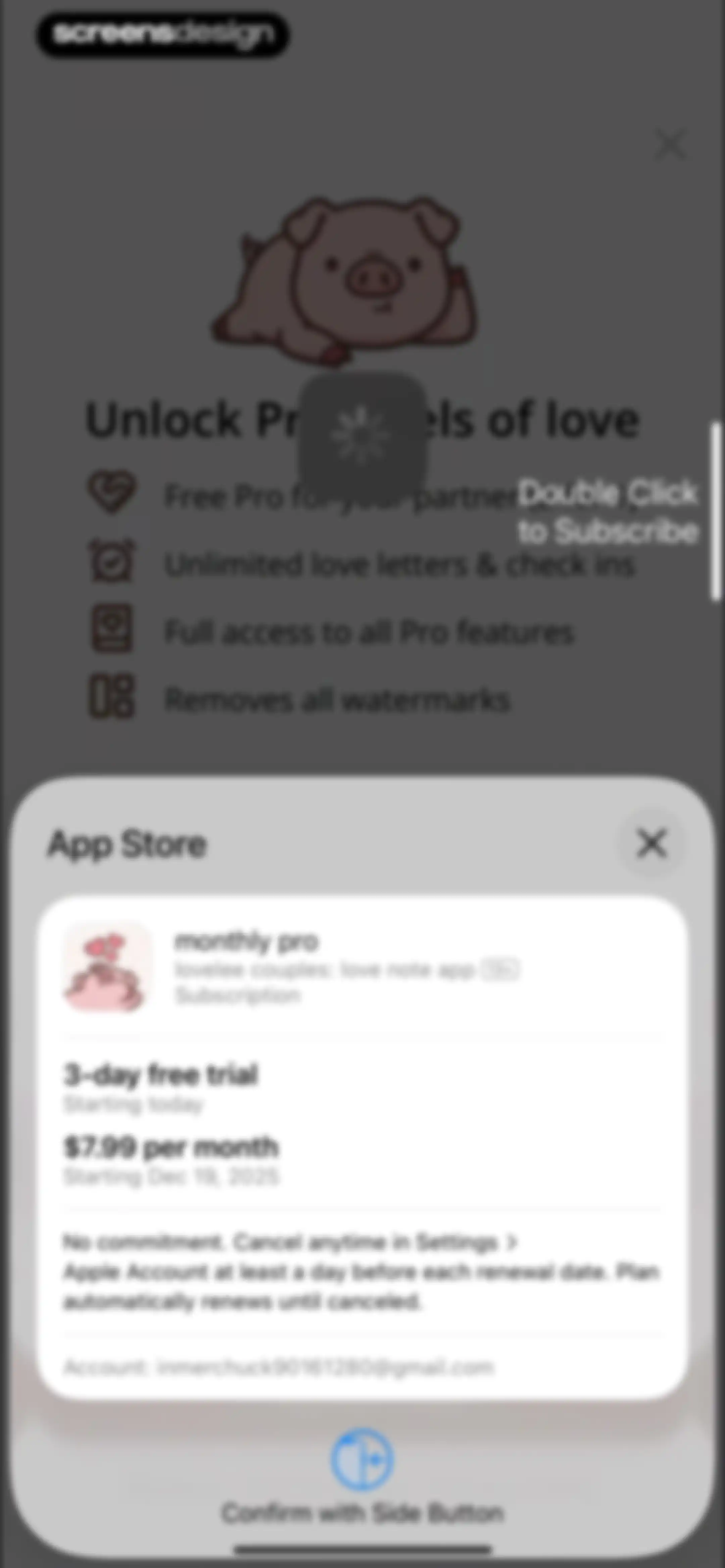 lovelee couples: love note app screen 9