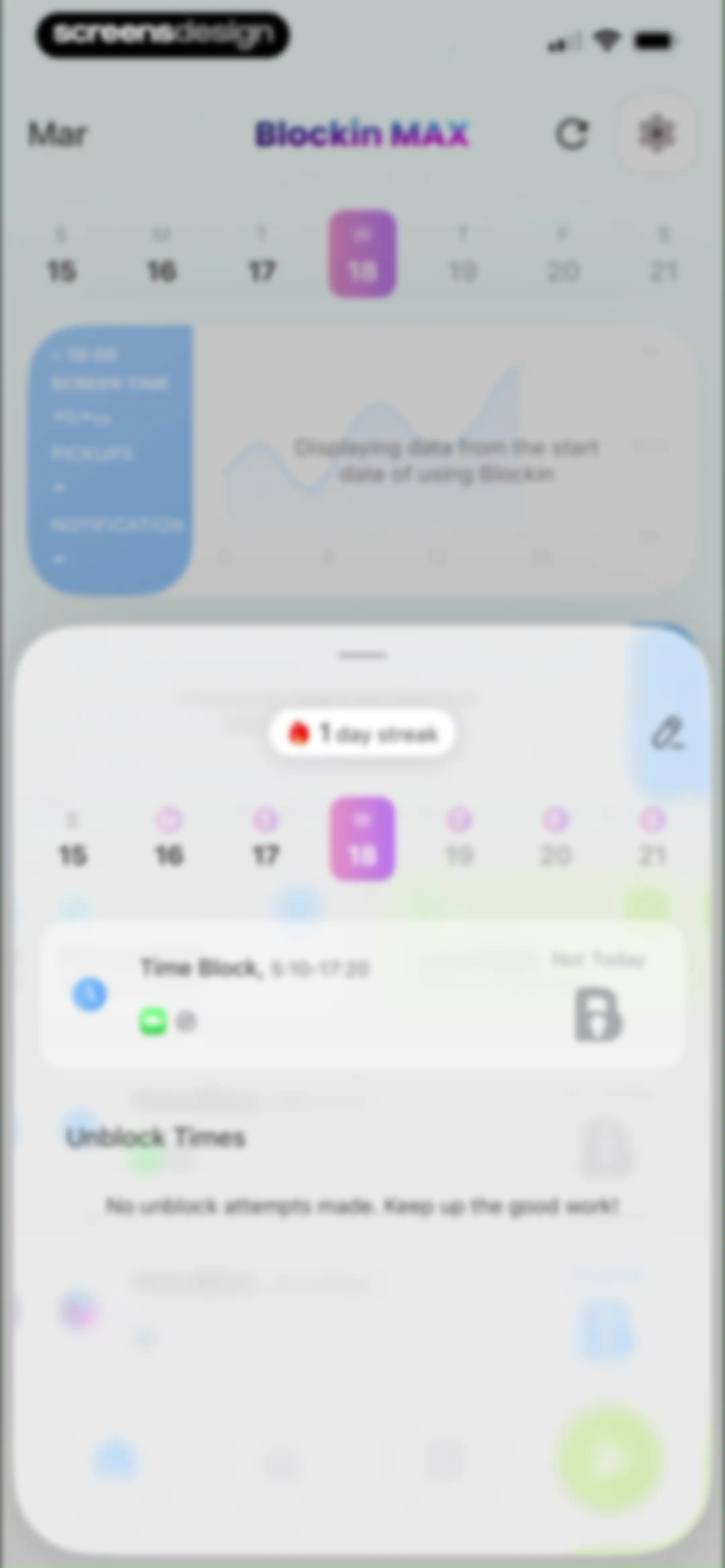 Blockin -Screen Time for Focus screen 111