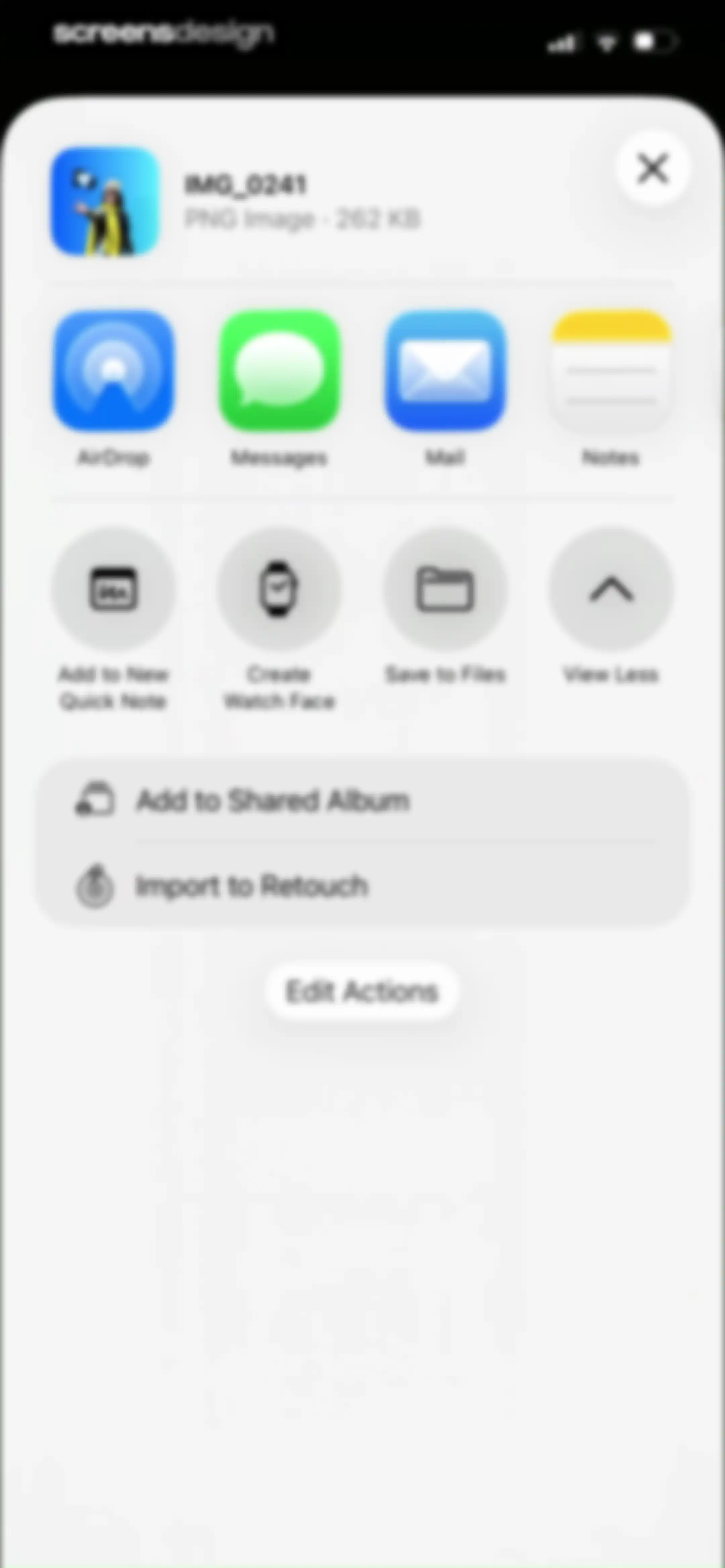 TouchRetouch screen 72