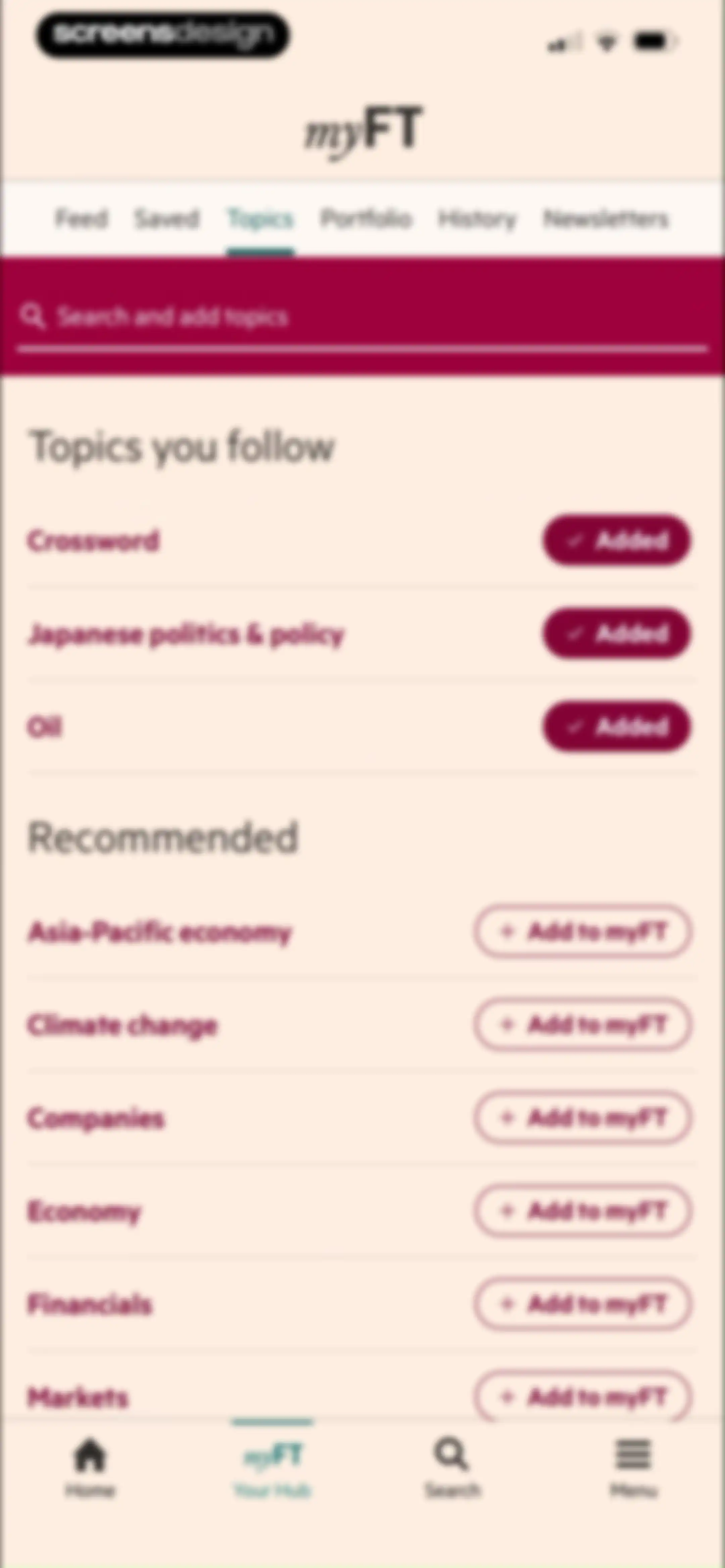 Financial Times: Business News screen 79