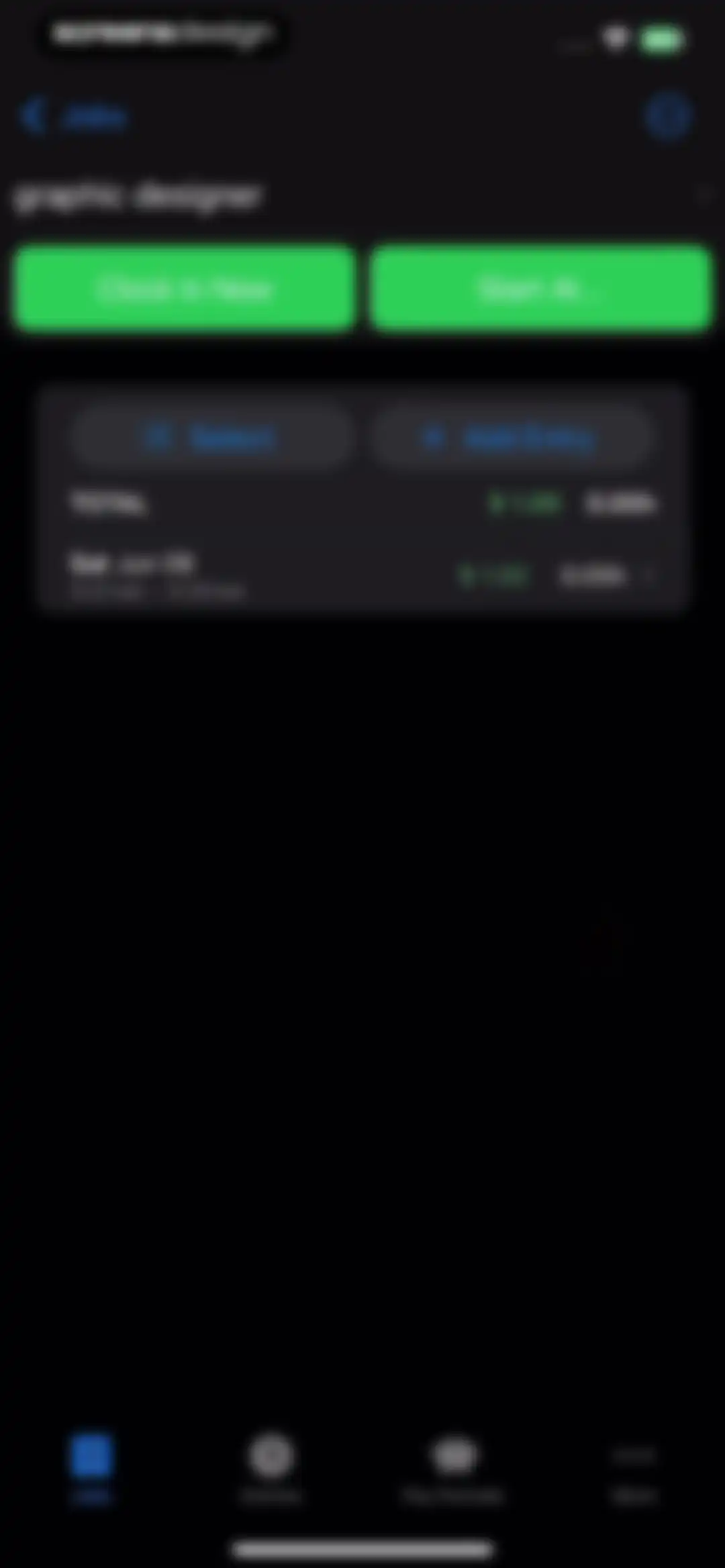 Hours Tracker: Time Tracking screen 40