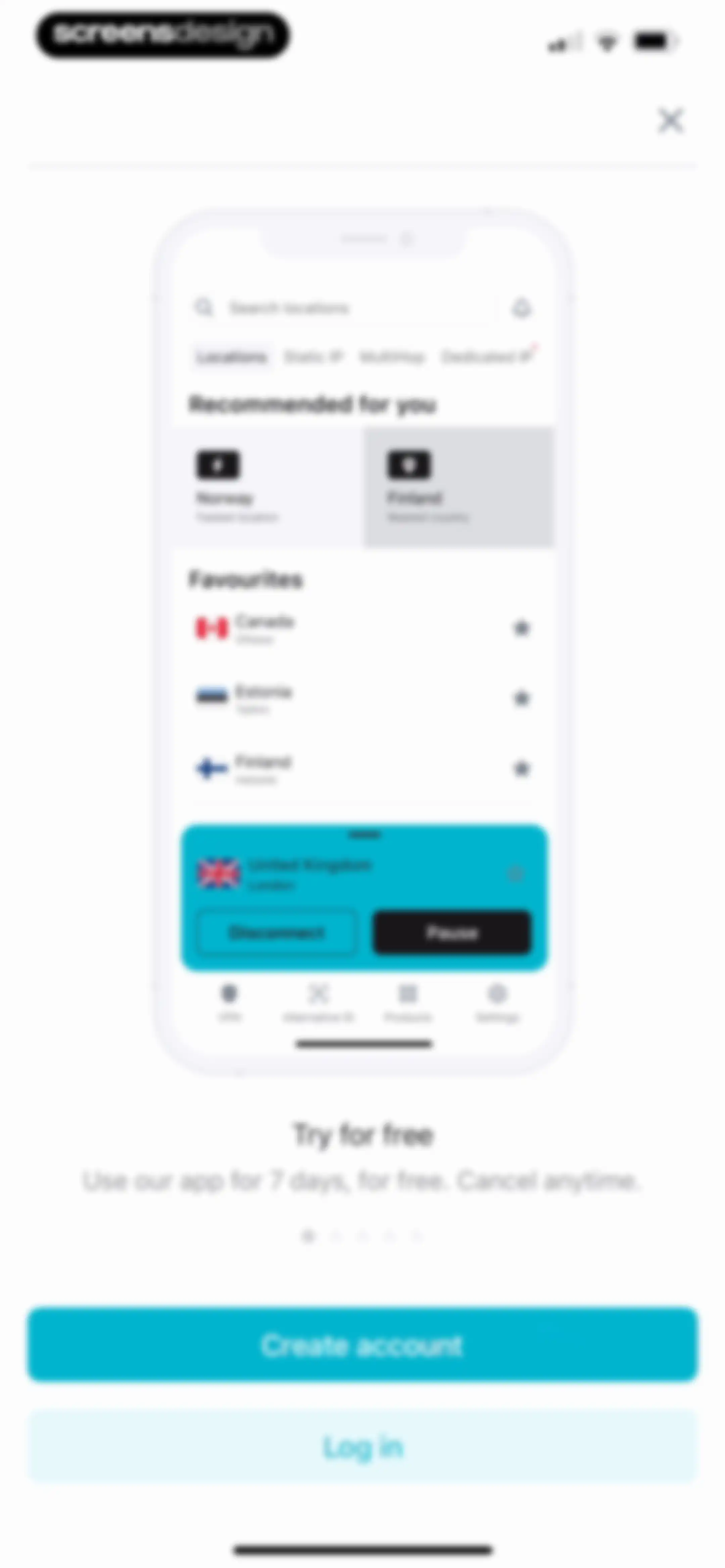 Surfshark VPN: Fast VPN App screen 3