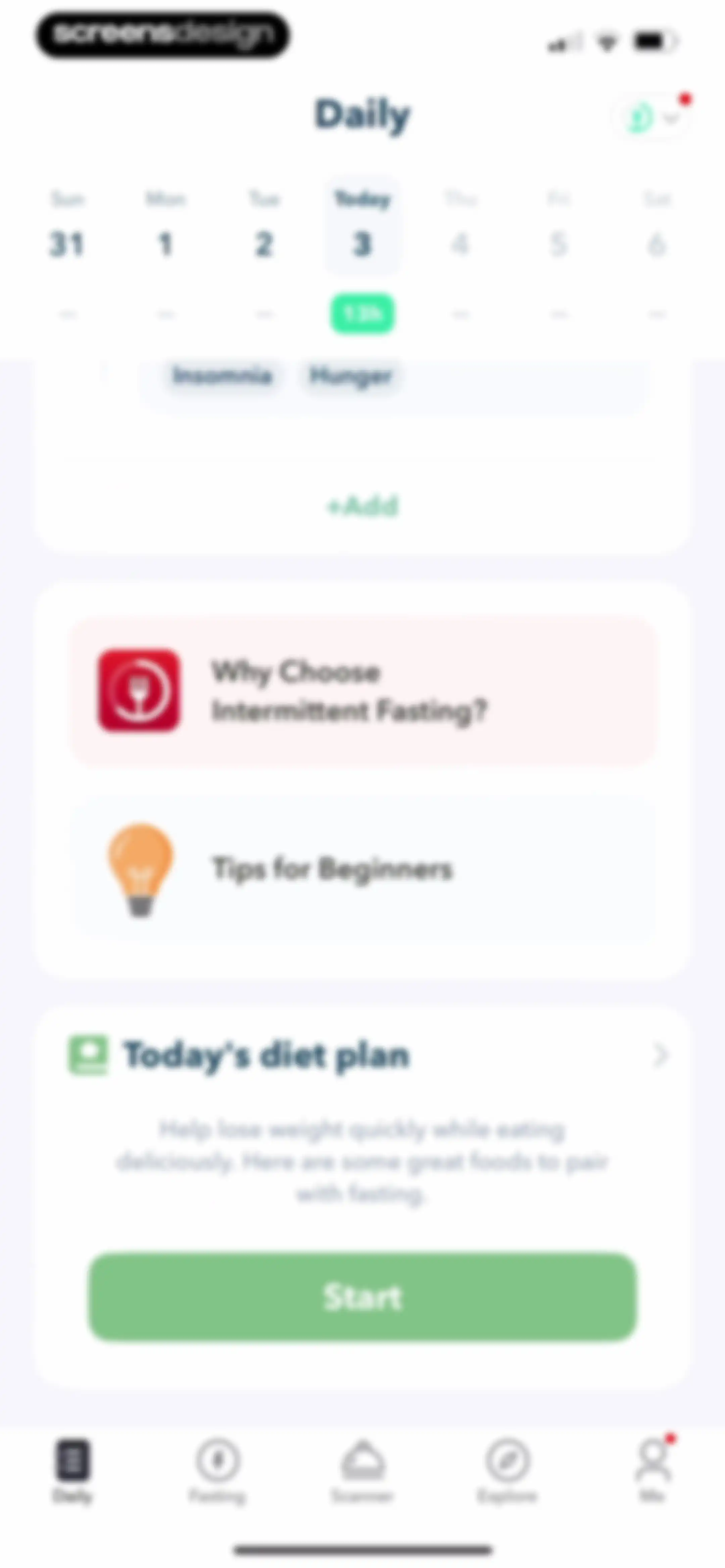 Intermittent Fasting Tracker - screen 260