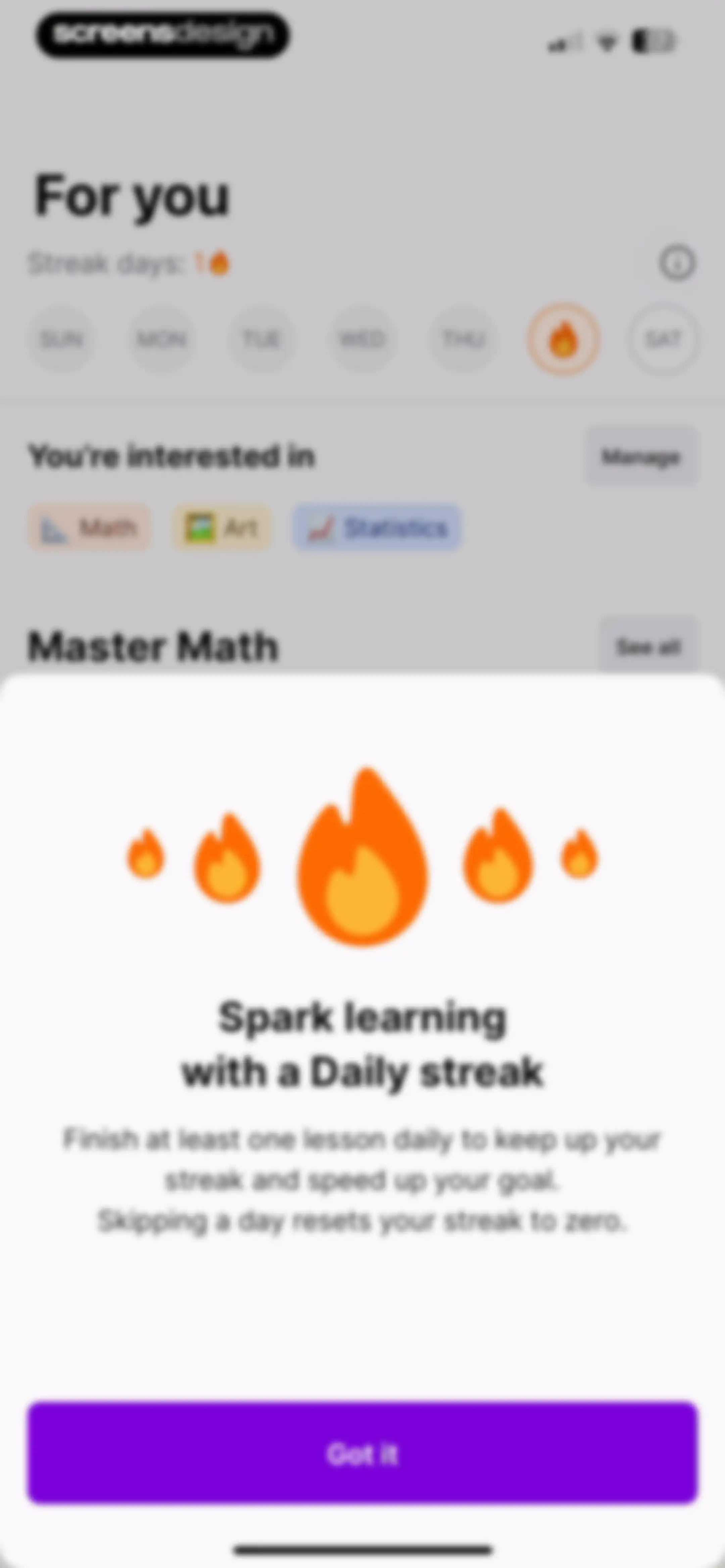 Nibble: Daily Learning & Quiz screen 86