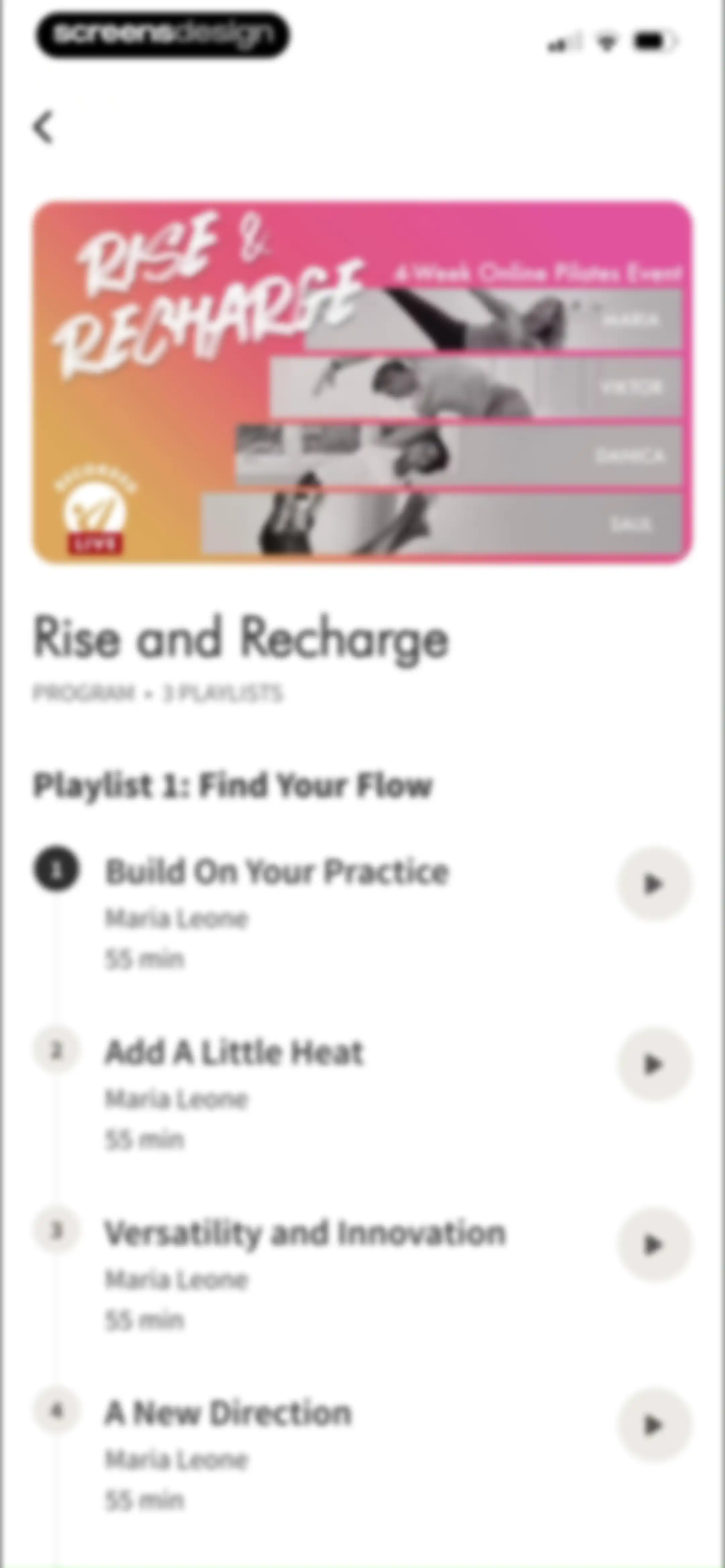 Pilates Anytime | Workouts screen 51