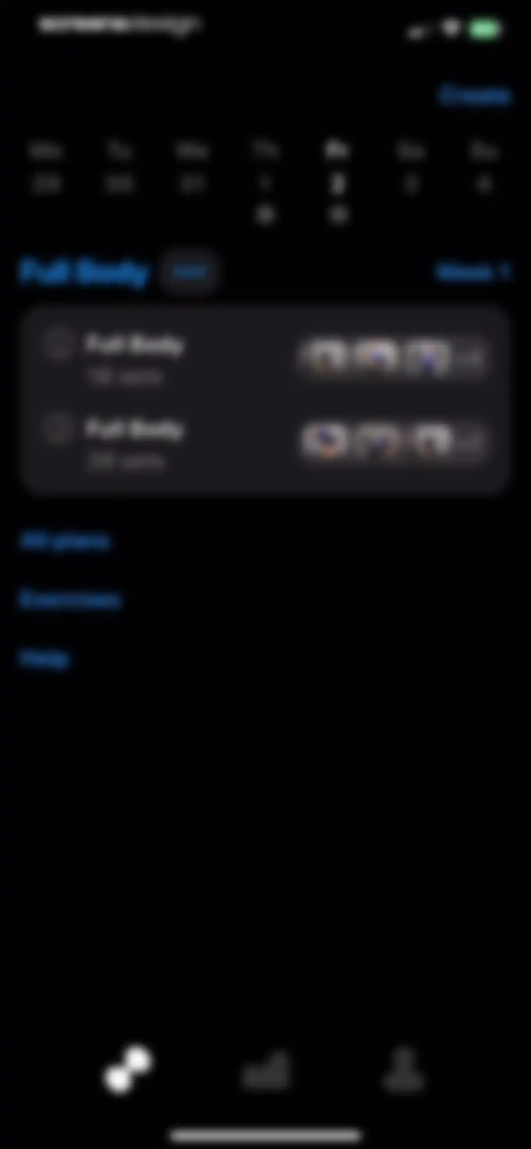 Gym Workout Alpha Progression screen 35