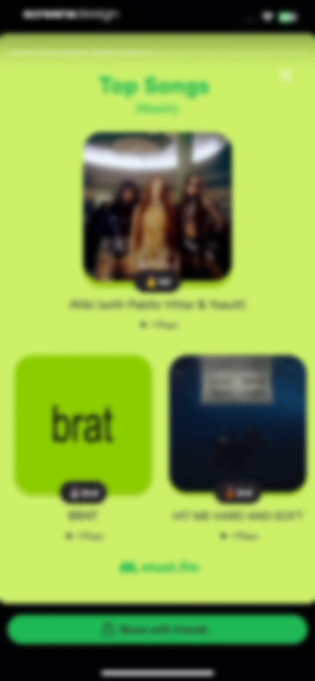 must.fm for Spotify Stats screen 52