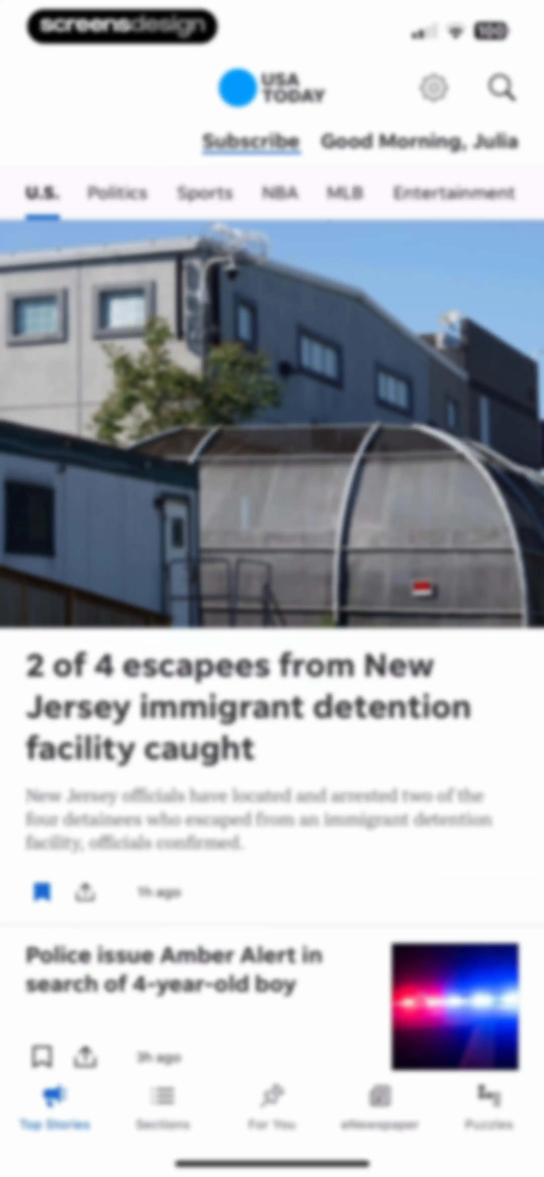 USA TODAY: US & Breaking News screen 34