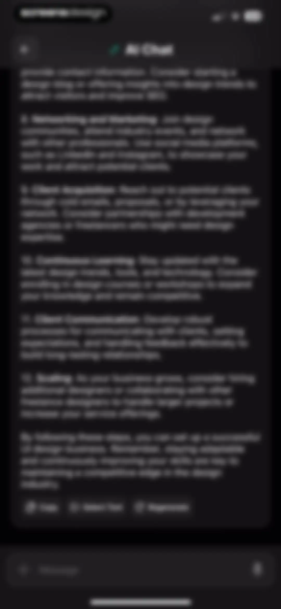 NextGen AI Chat Assistant screen 34