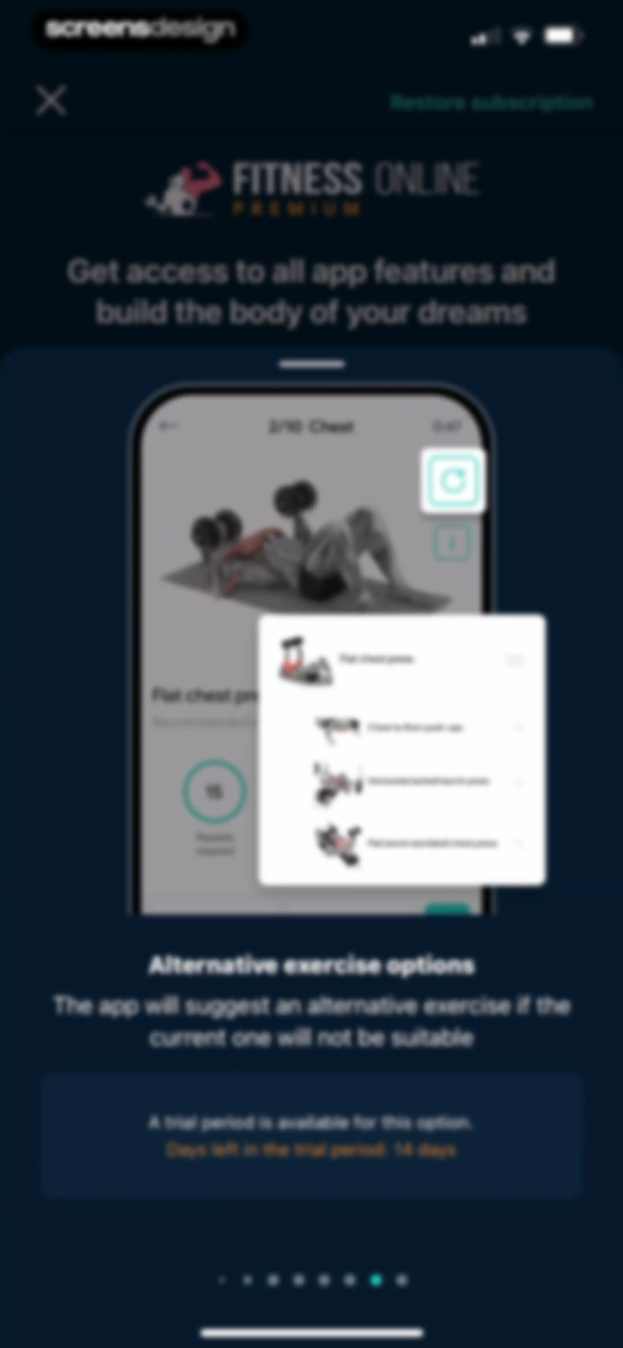 Fitness App: Gym Workout Plan screen 95