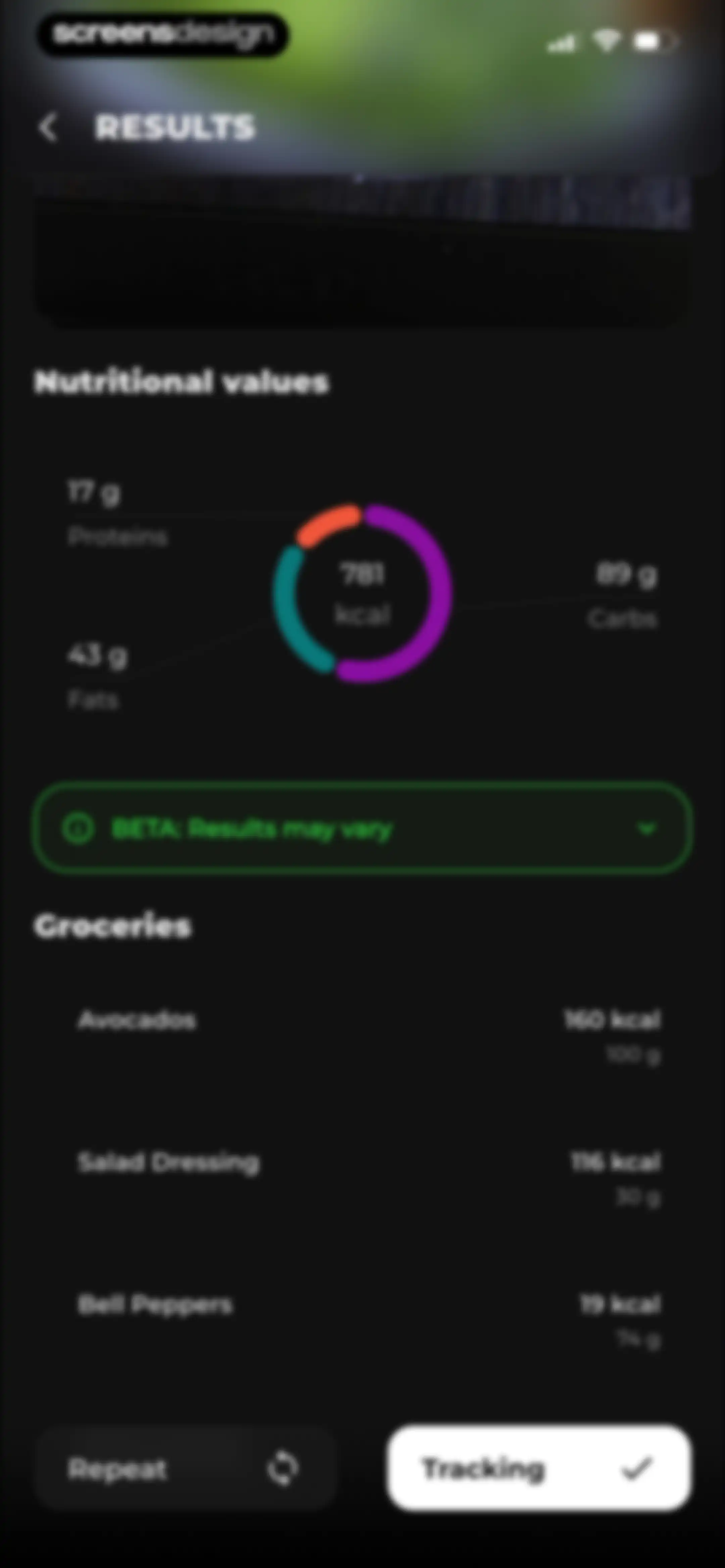 MCI - Personal Training AI screen 159