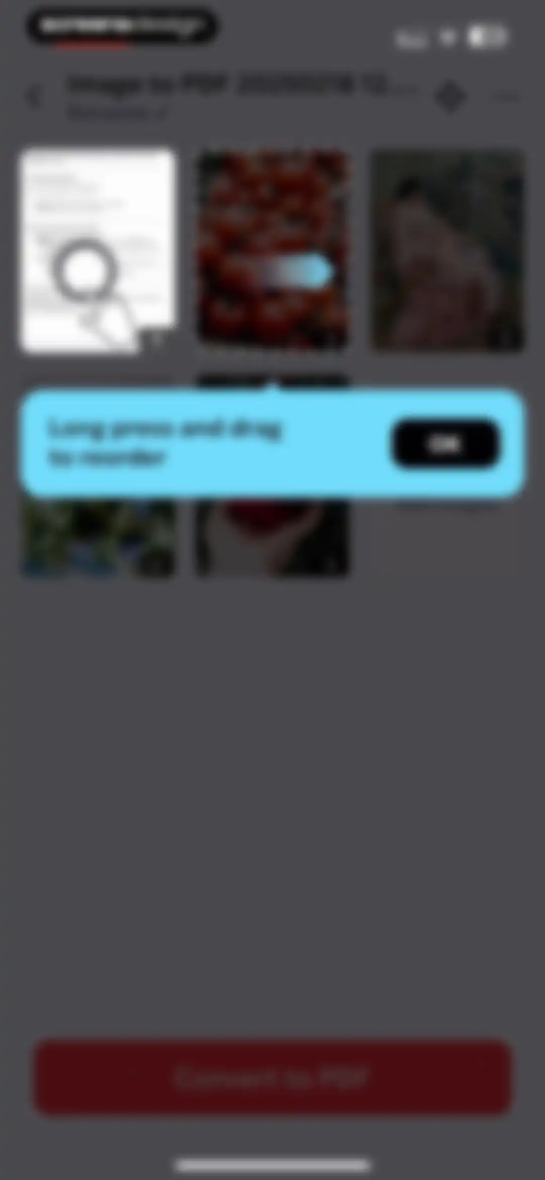 Image to PDF Converter · Edit screen 20