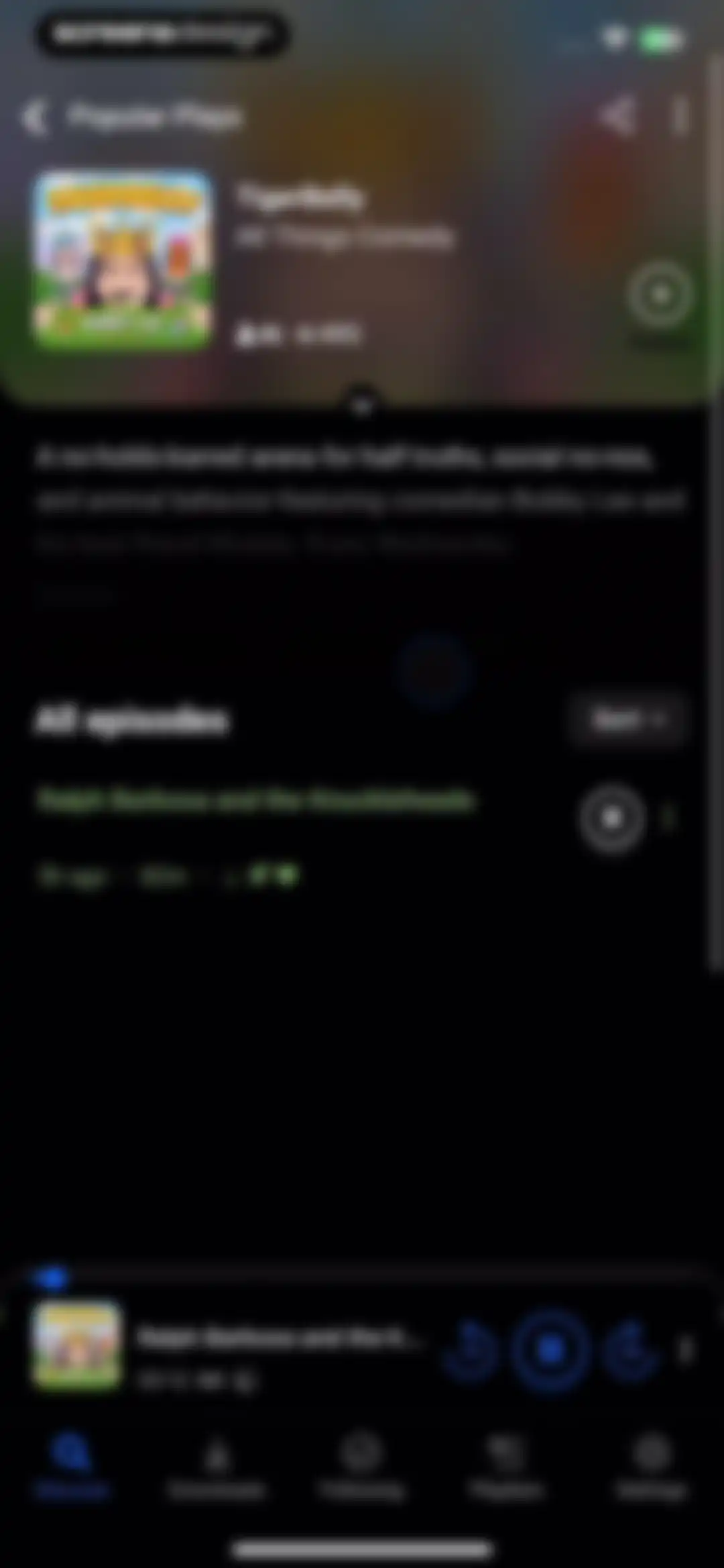 Breaker—The social podcast app screen 39