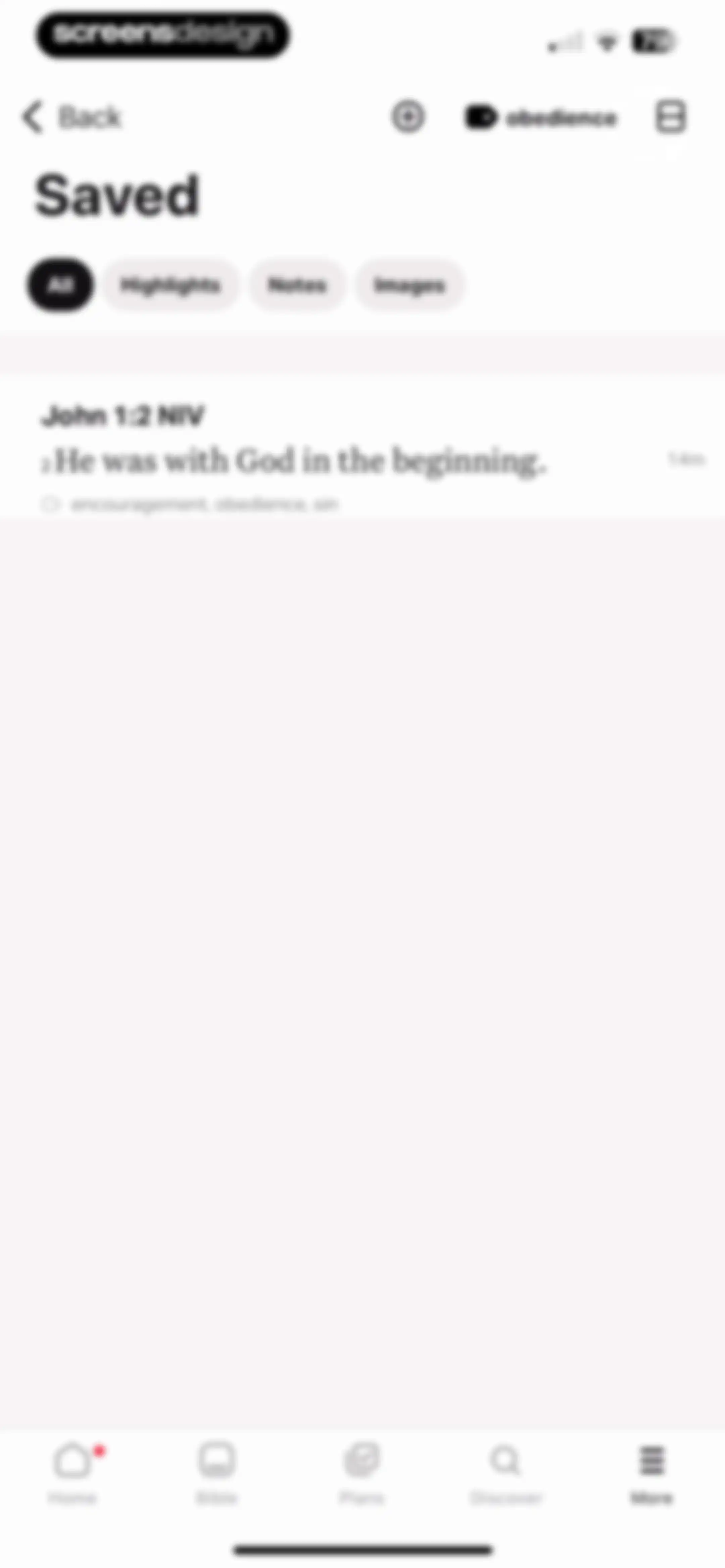 Bible screen 161