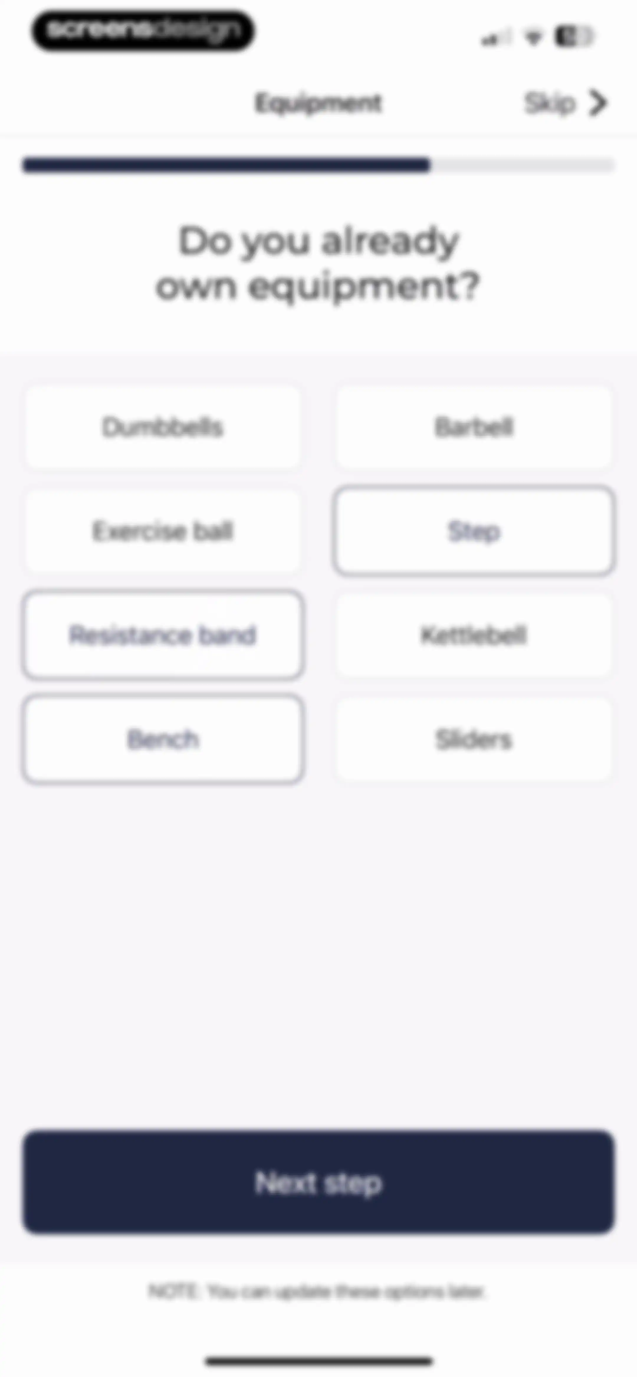 Results Wellness Lifestyle screen 29